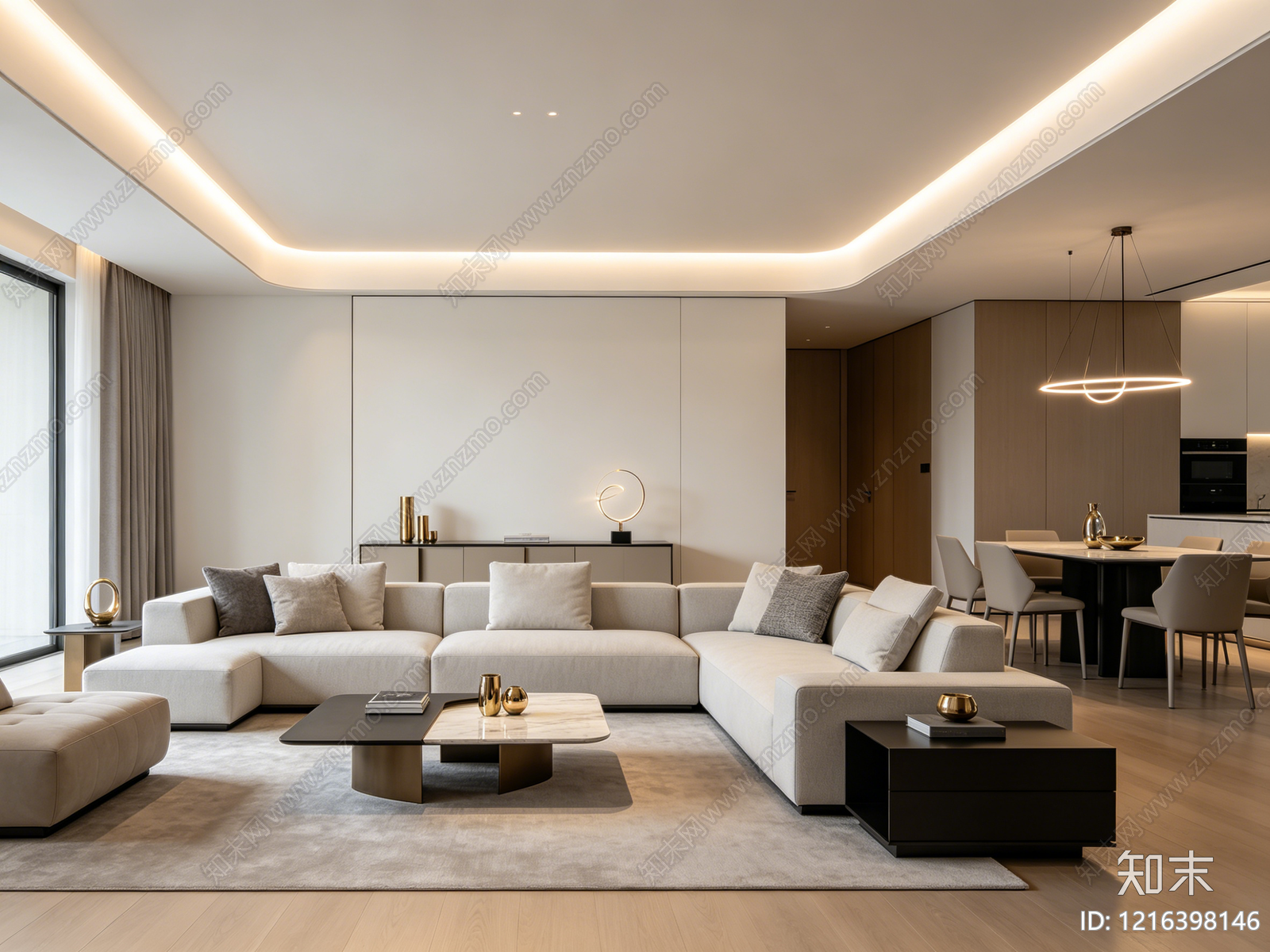 现代客厅贴图下载【ID:1216398146】