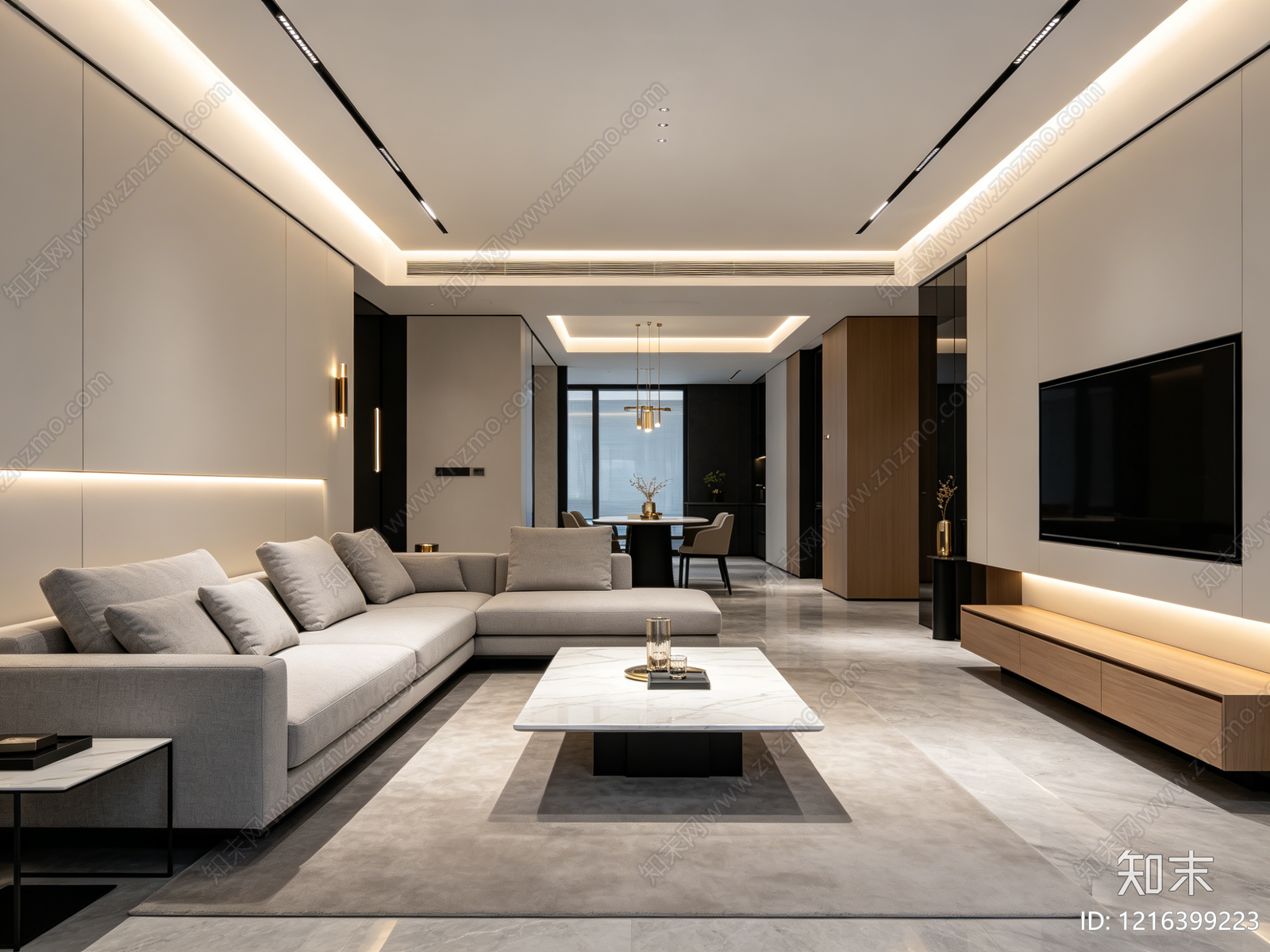 现代客厅贴图下载【ID:1216399223】