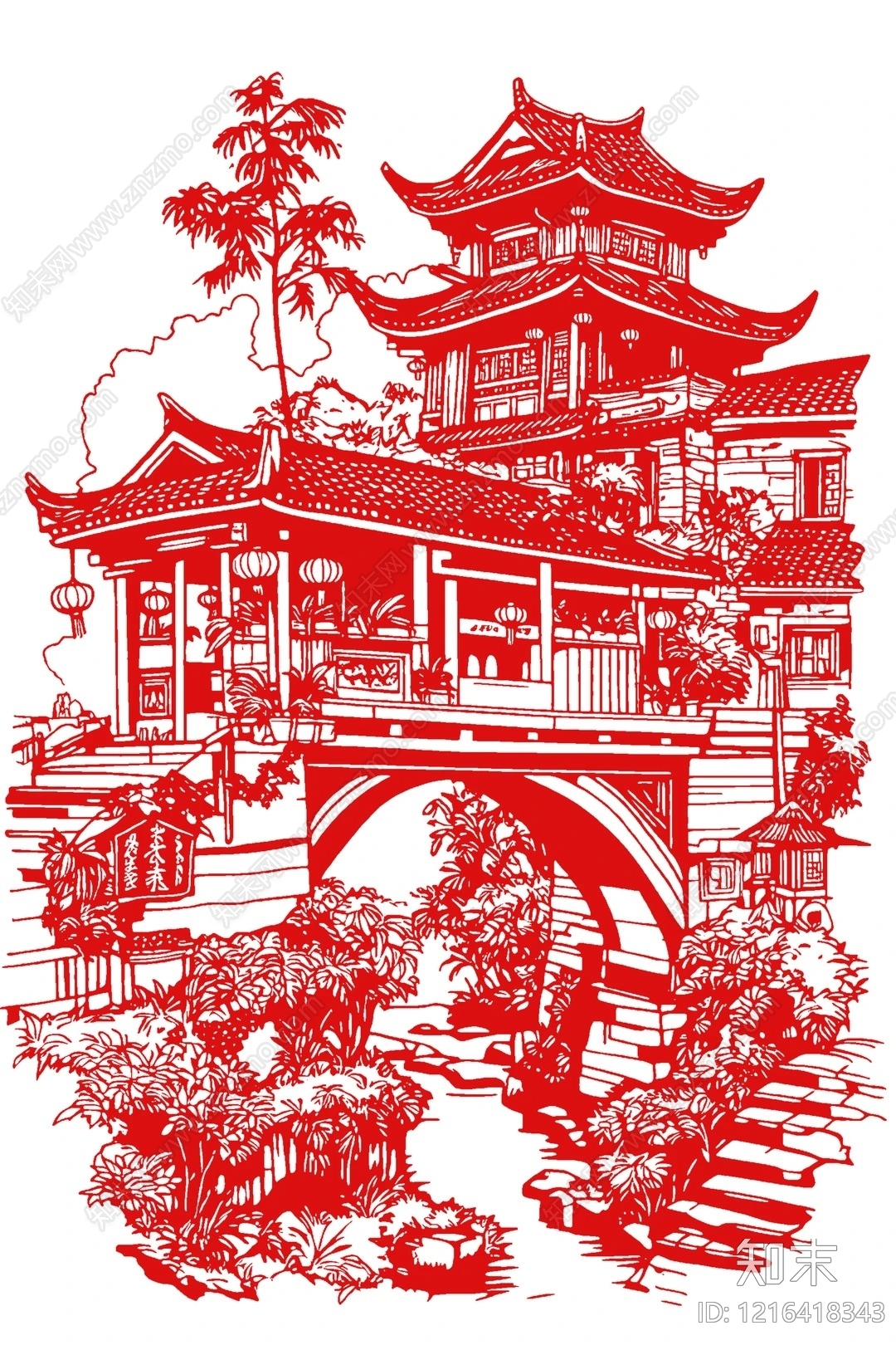 城市剪影贴图下载【ID:1216418343】