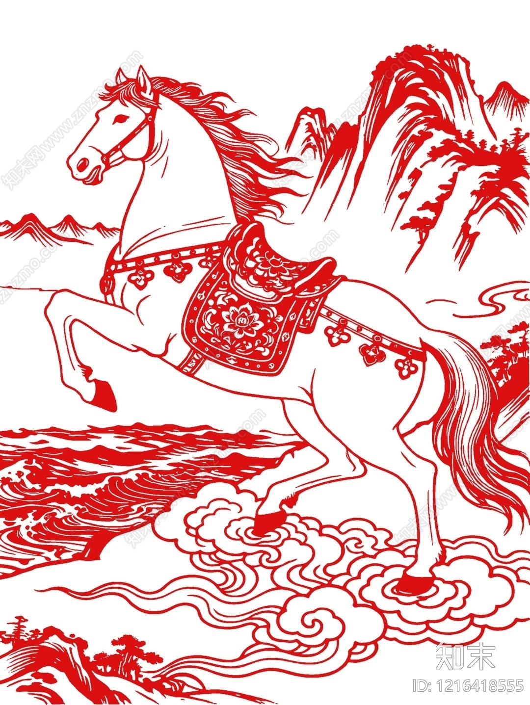 传统纹样贴图下载【ID:1216418555】