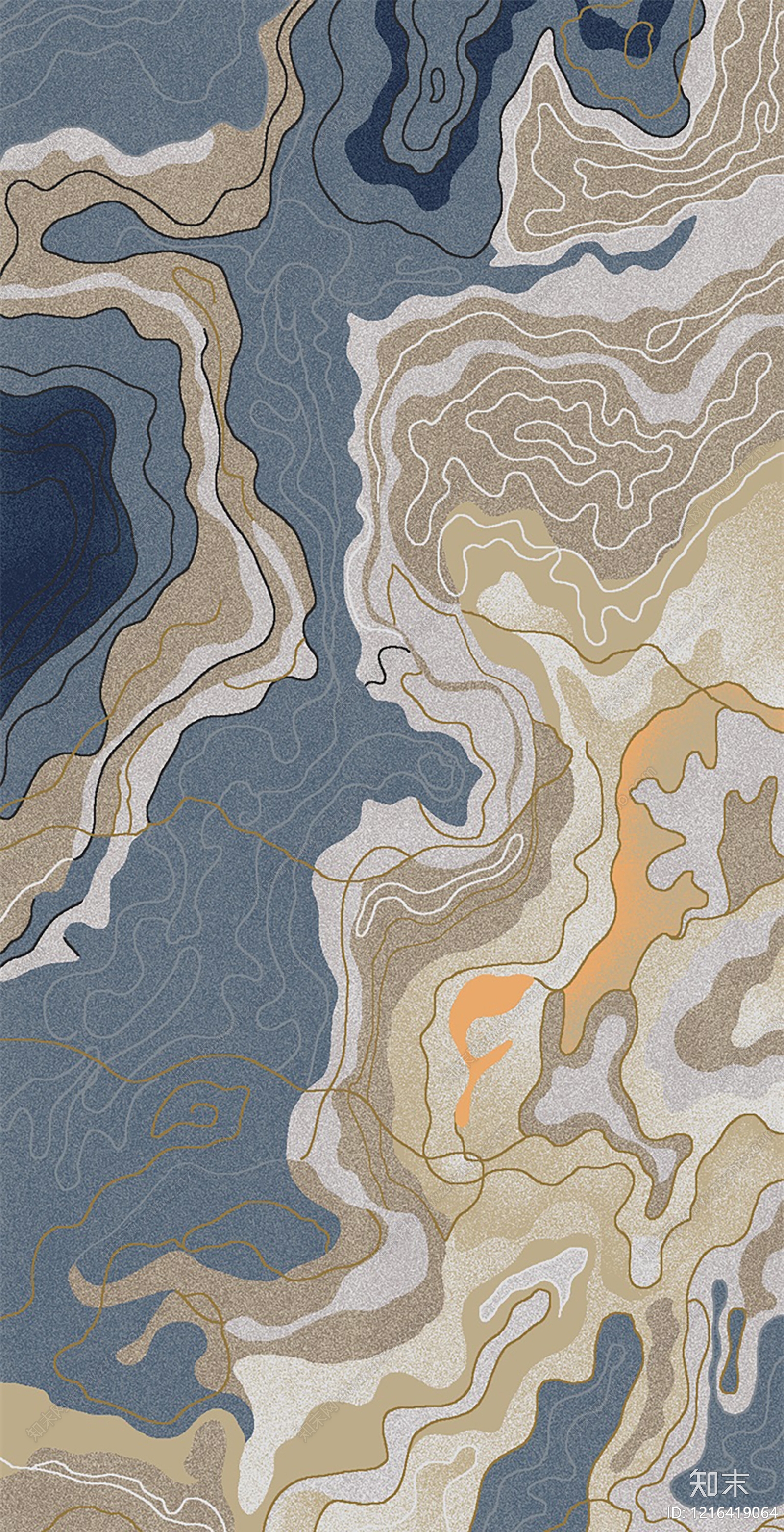 现代条纹地毯贴图下载【ID:1216419064】