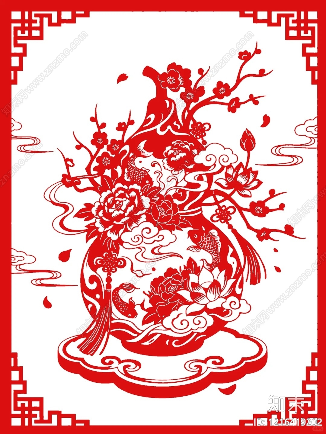 传统纹样贴图下载【ID:1216419202】