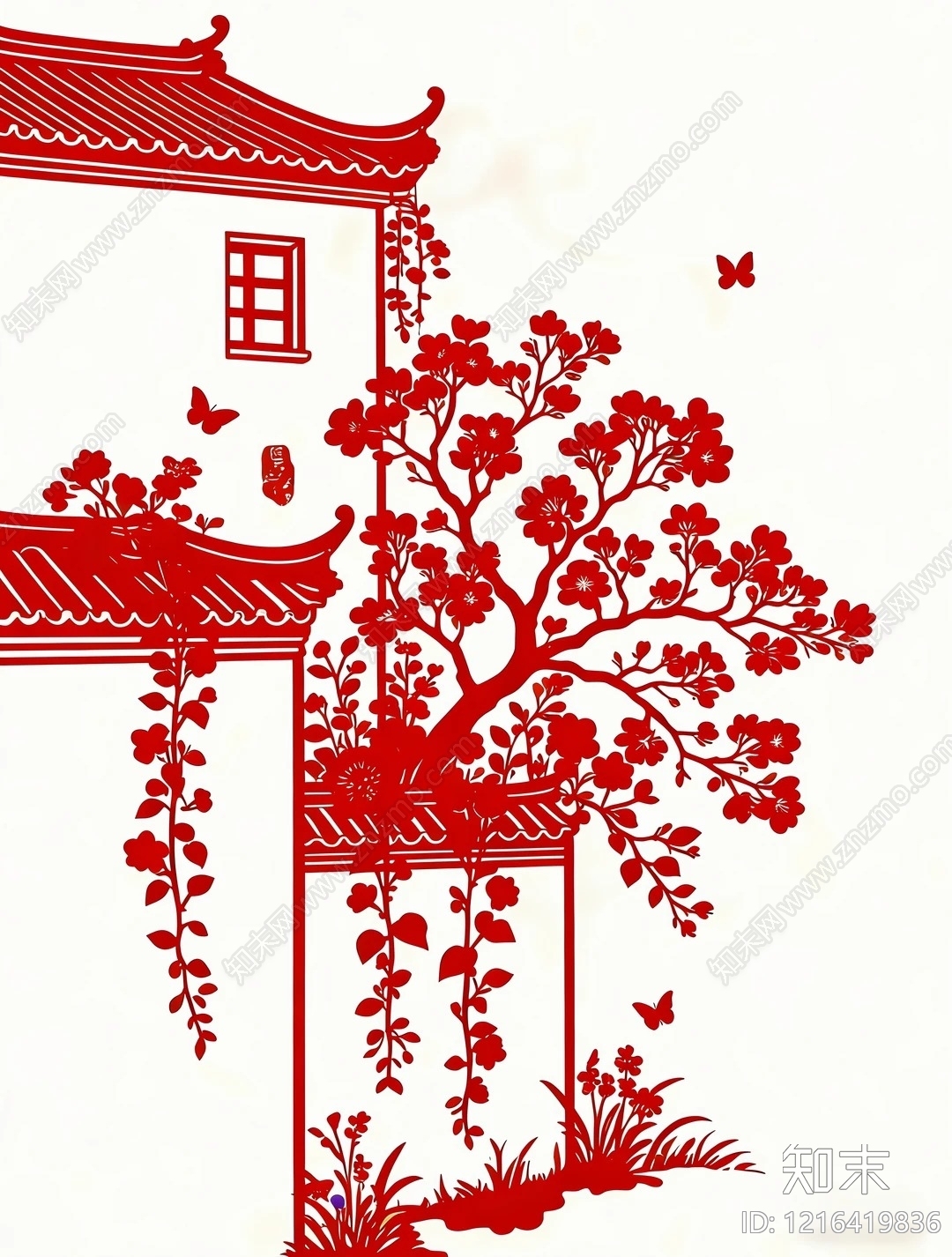 传统纹样贴图下载【ID:1216419836】