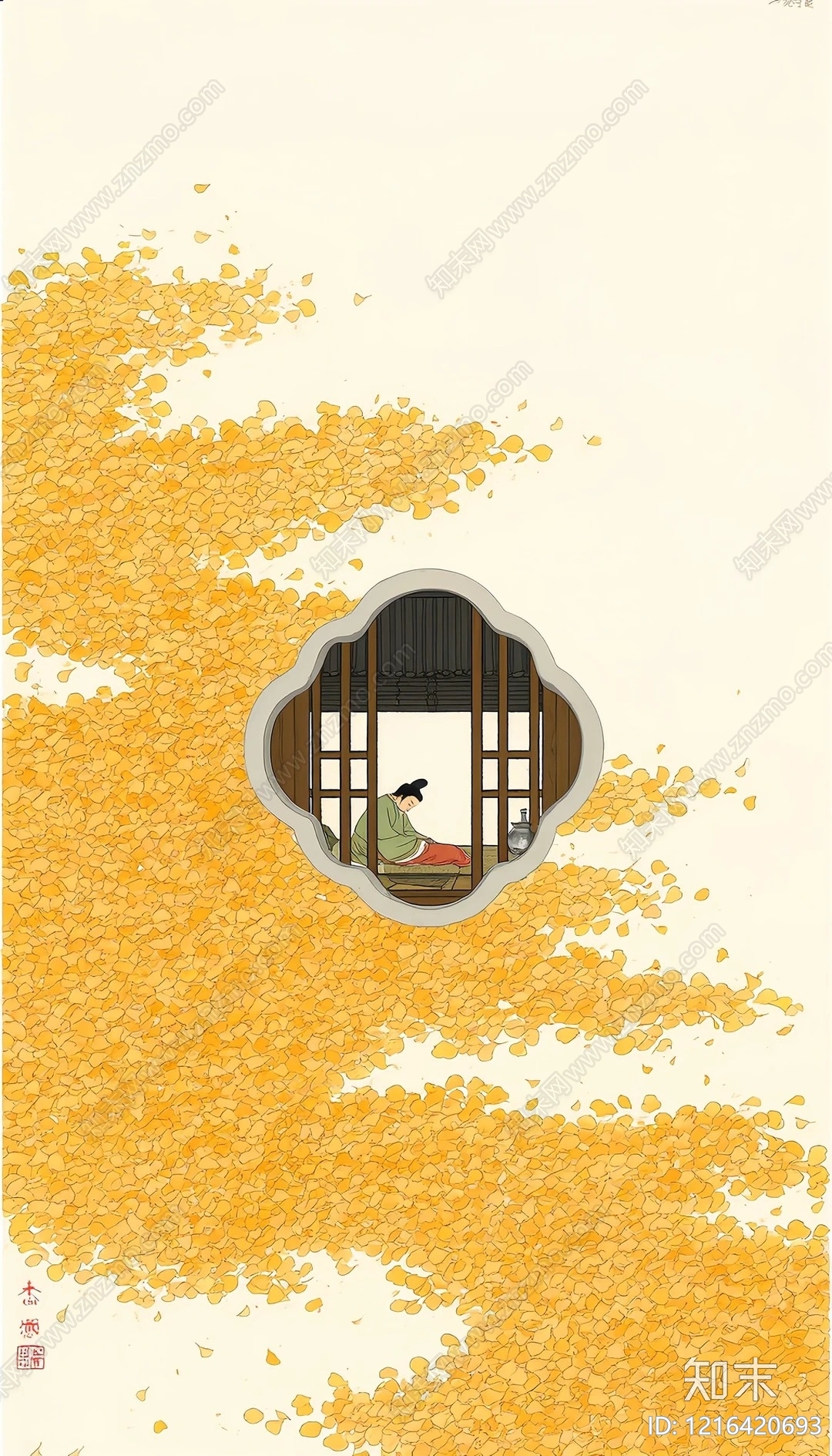 花鸟壁纸贴图下载【ID:1216420693】