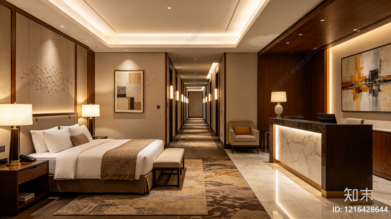 现代酒店贴图下载【ID:1216428644】