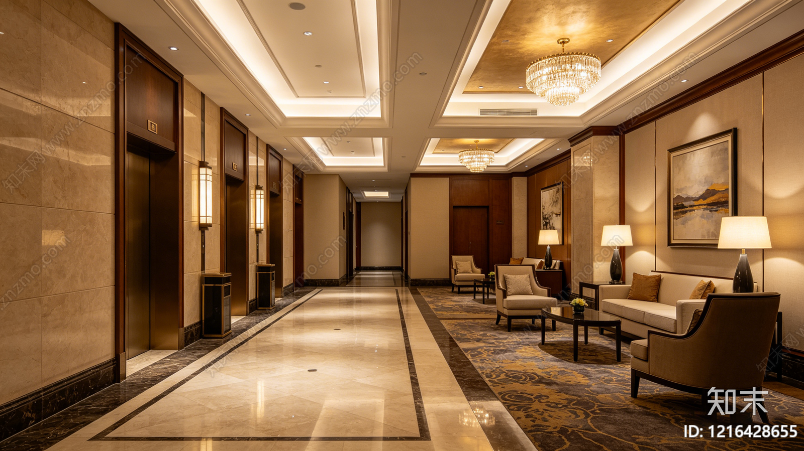 现代酒店贴图下载【ID:1216428655】