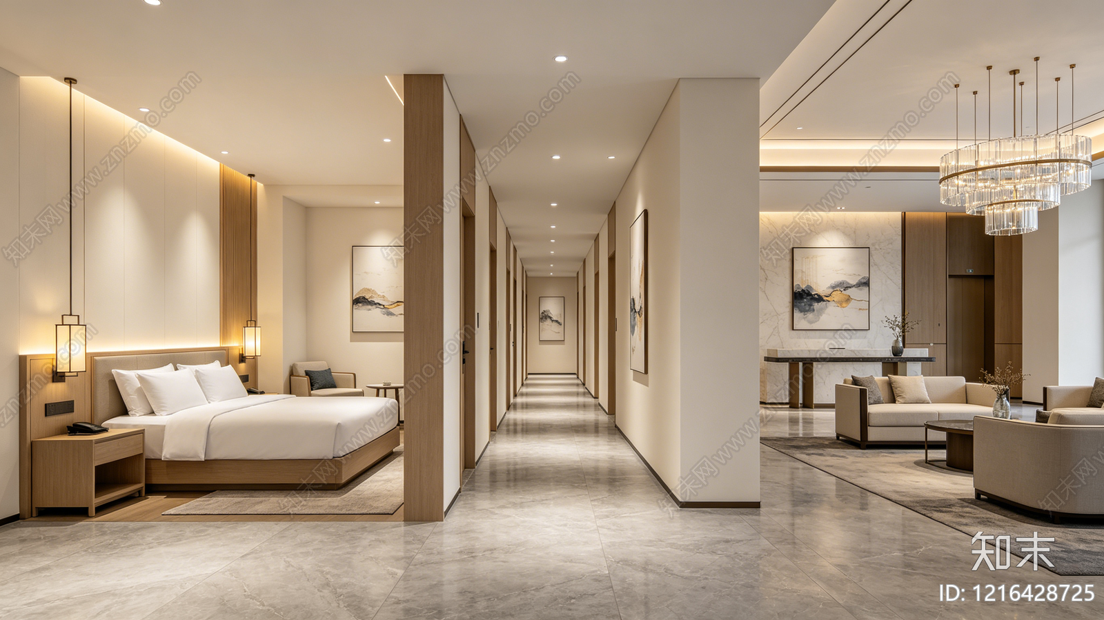 现代酒店贴图下载【ID:1216428725】