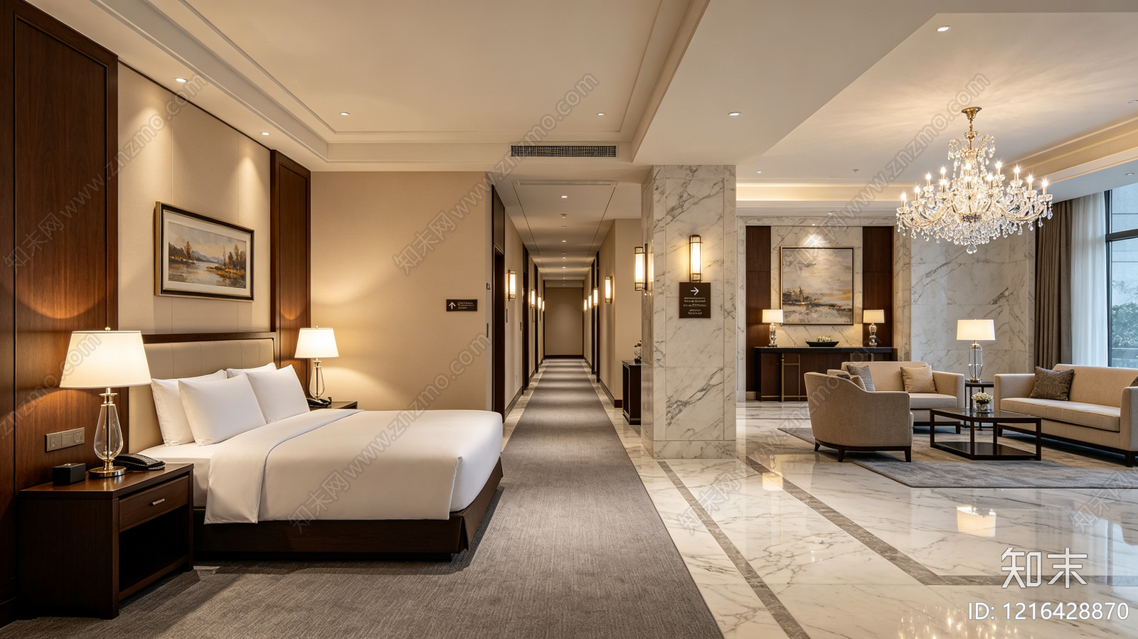 现代酒店贴图下载【ID:1216428870】