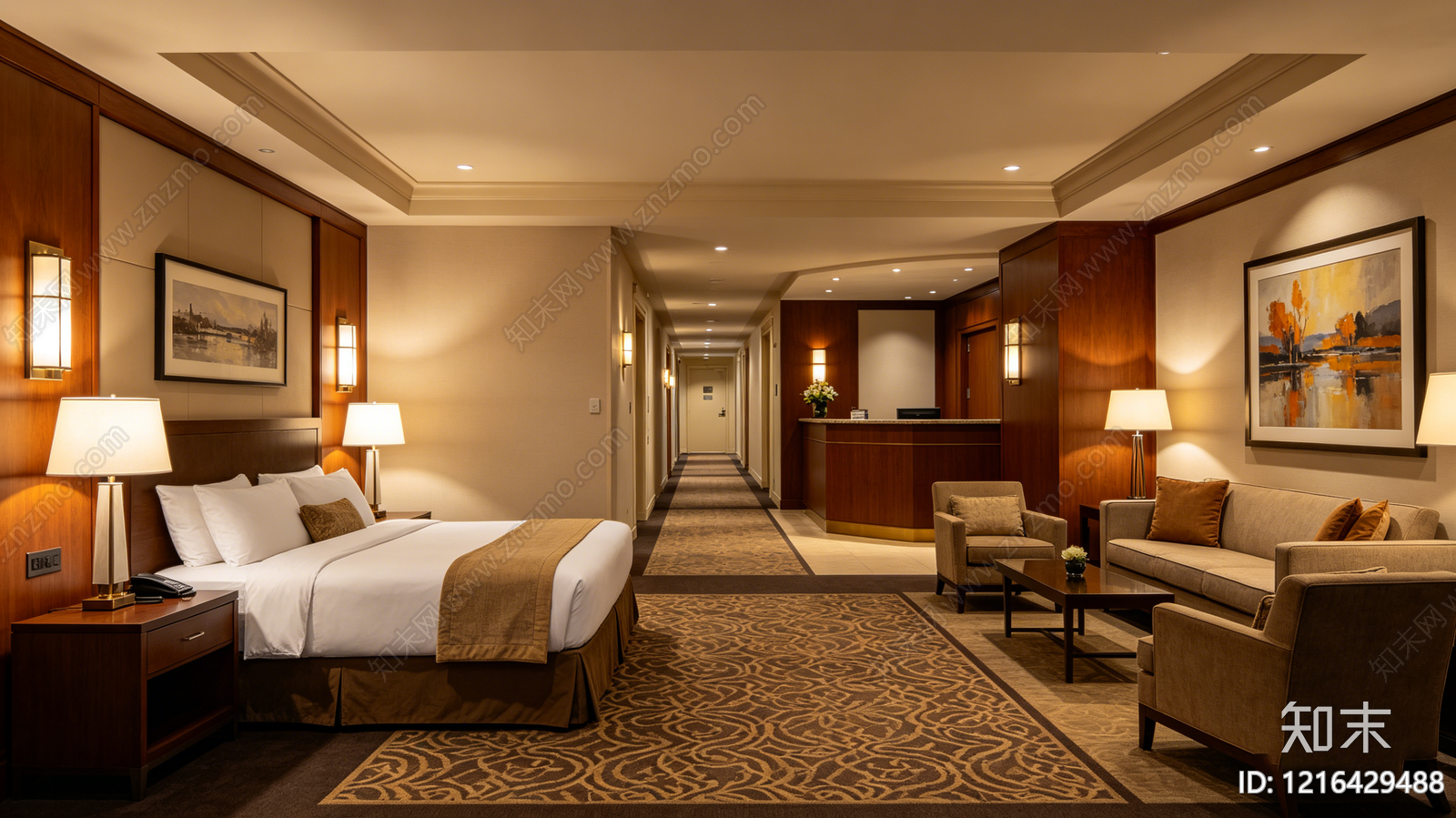 现代酒店贴图下载【ID:1216429488】