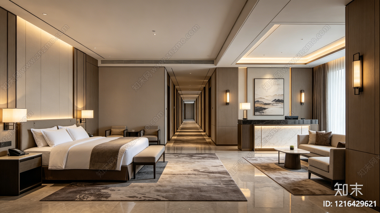 现代酒店贴图下载【ID:1216429621】