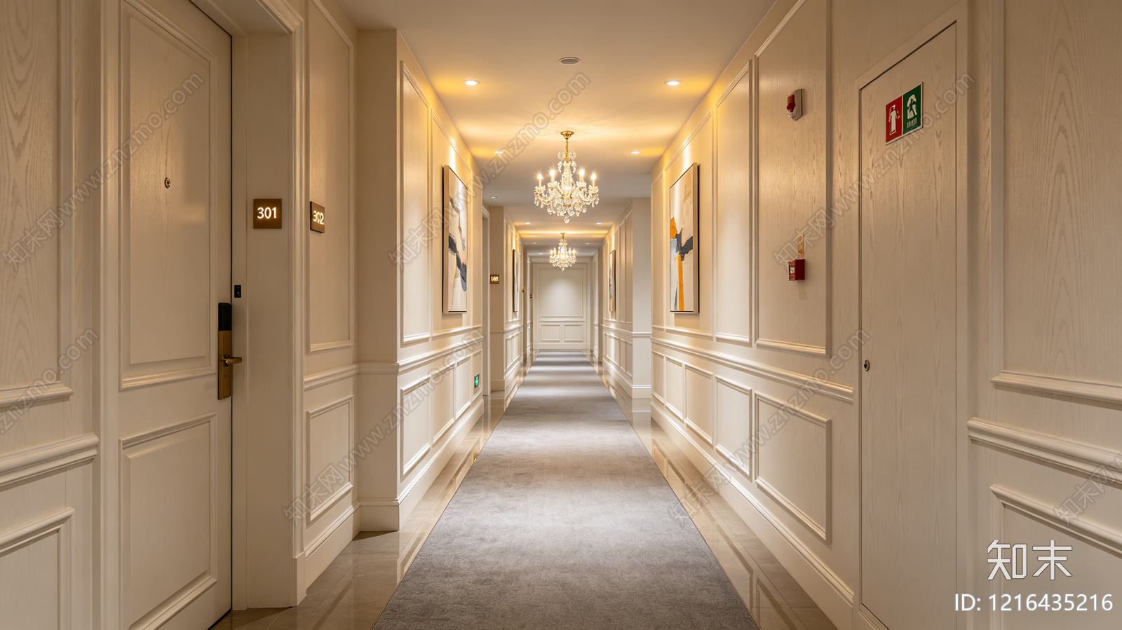 现代酒店贴图下载【ID:1216435216】