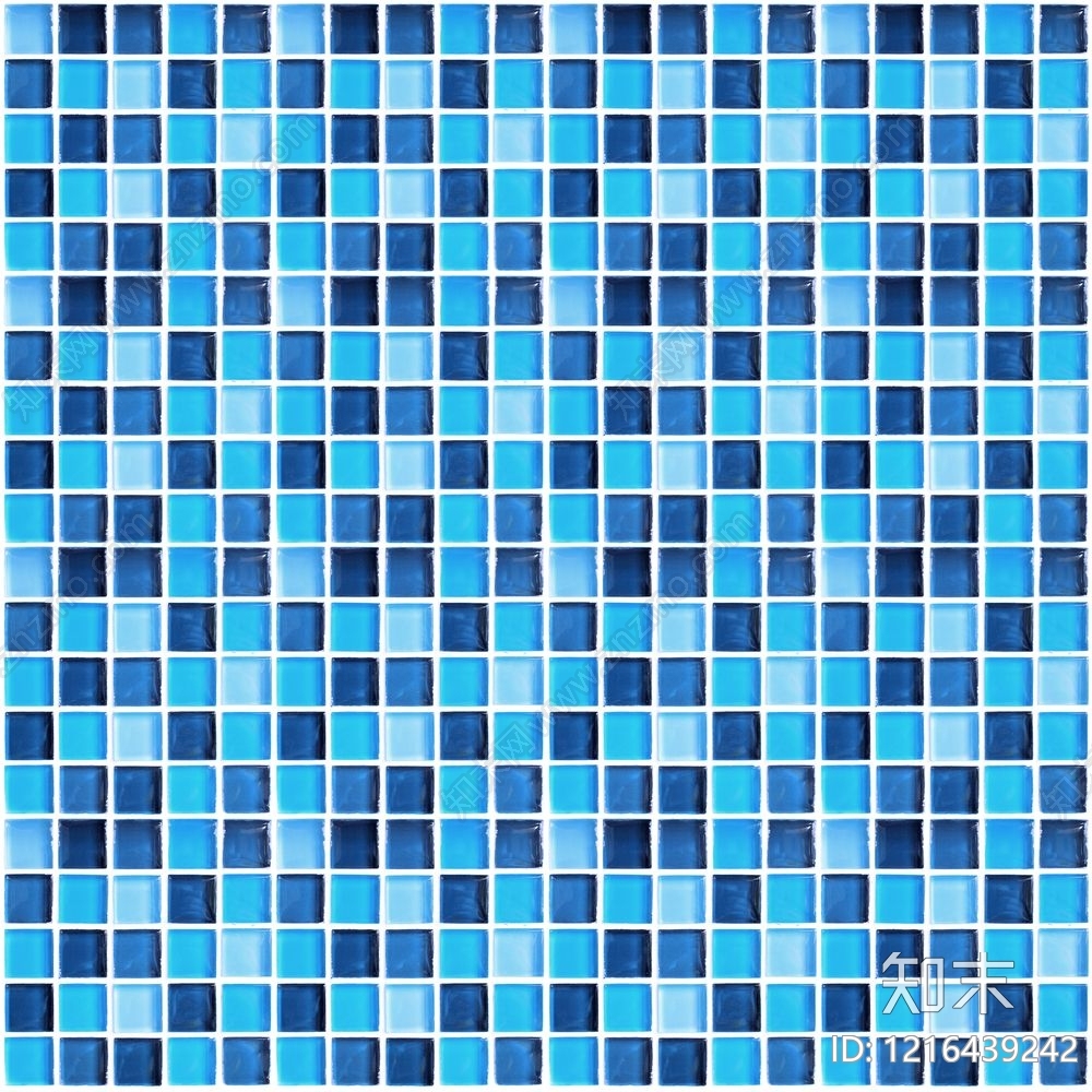 蓝色马赛克贴图下载【ID:1216439242】