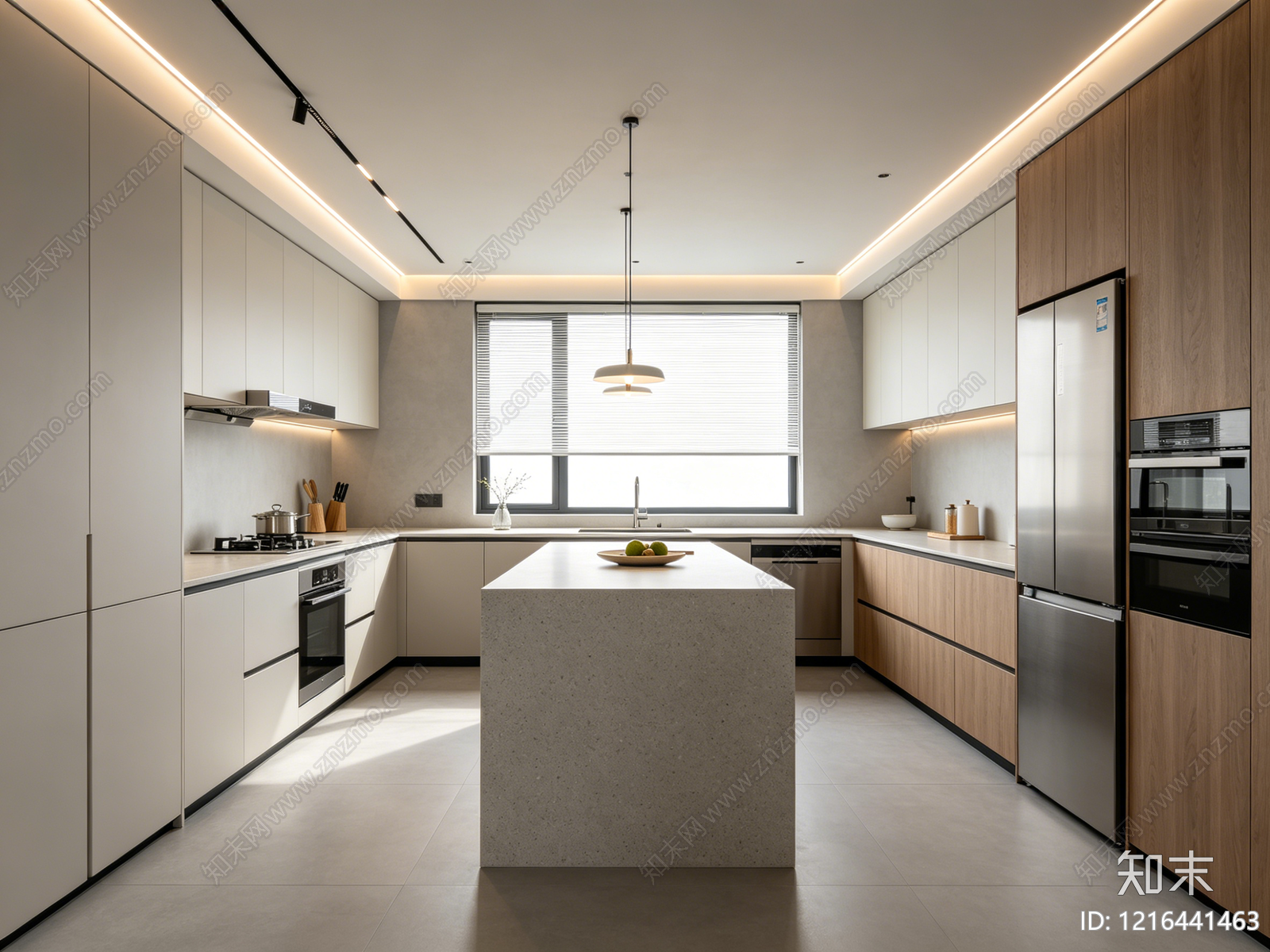 现代厨房贴图下载【ID:1216441463】