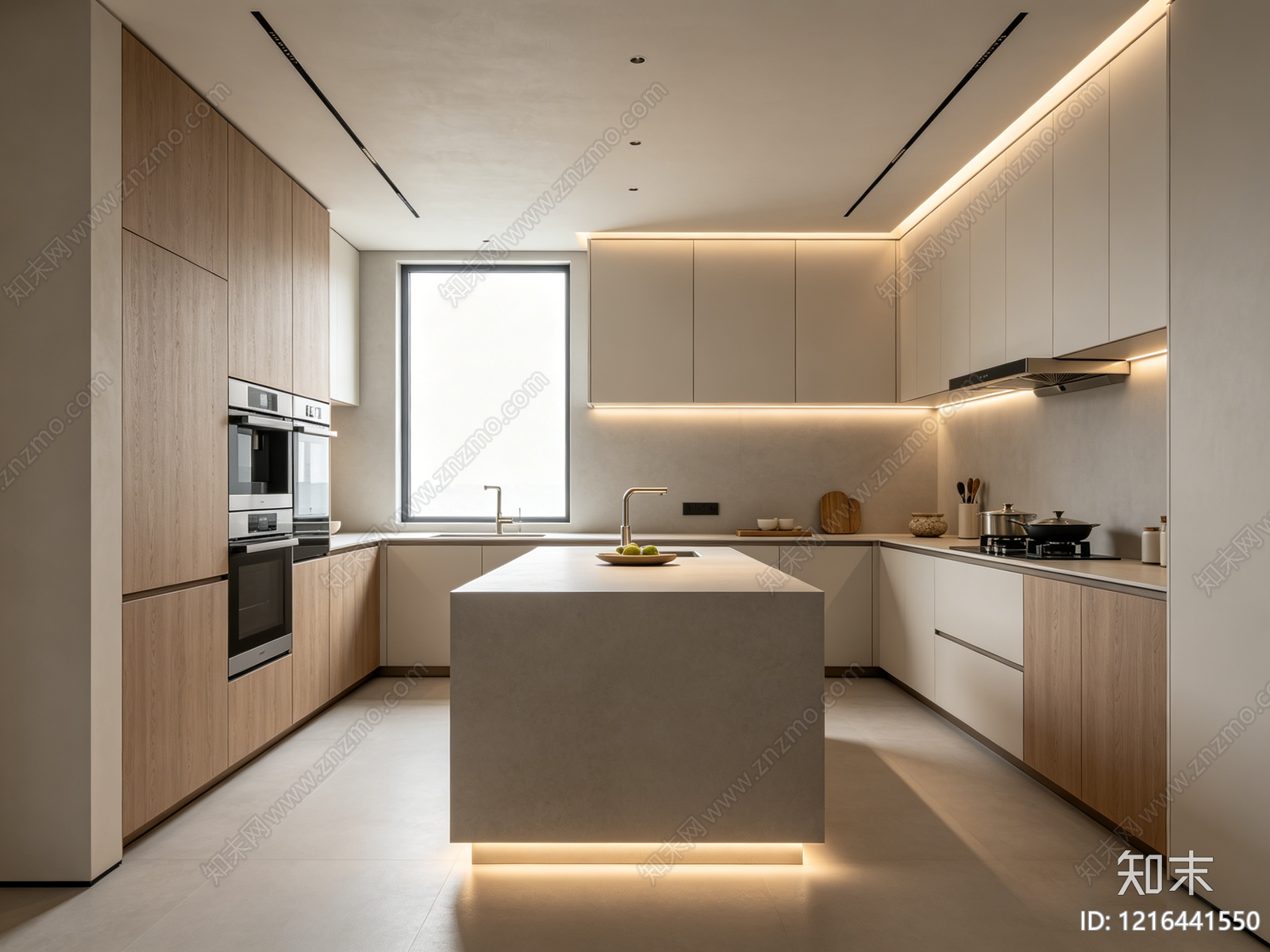 现代厨房贴图下载【ID:1216441550】