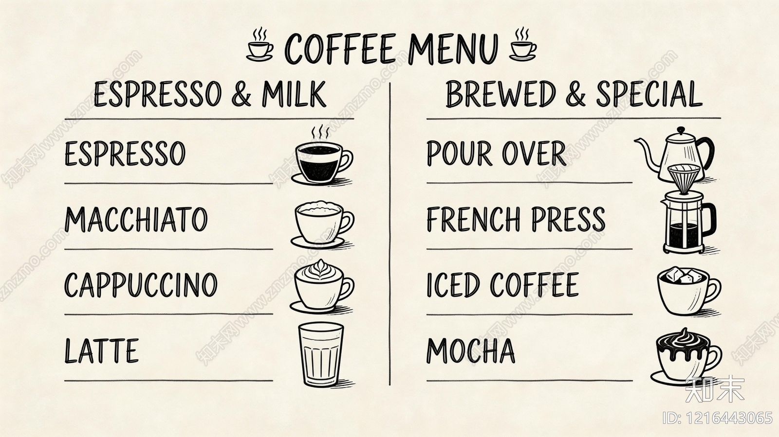 菜单贴图下载【ID:1216443065】