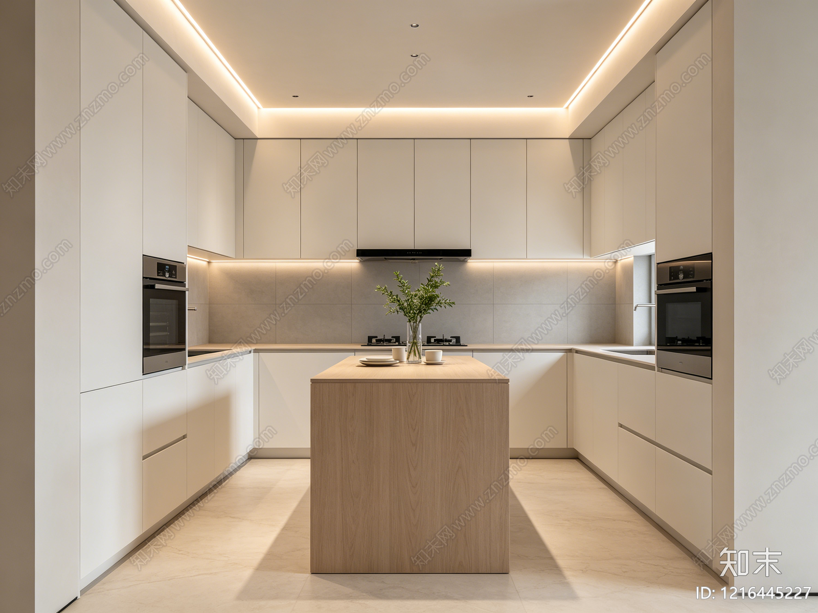 现代厨房贴图下载【ID:1216445227】