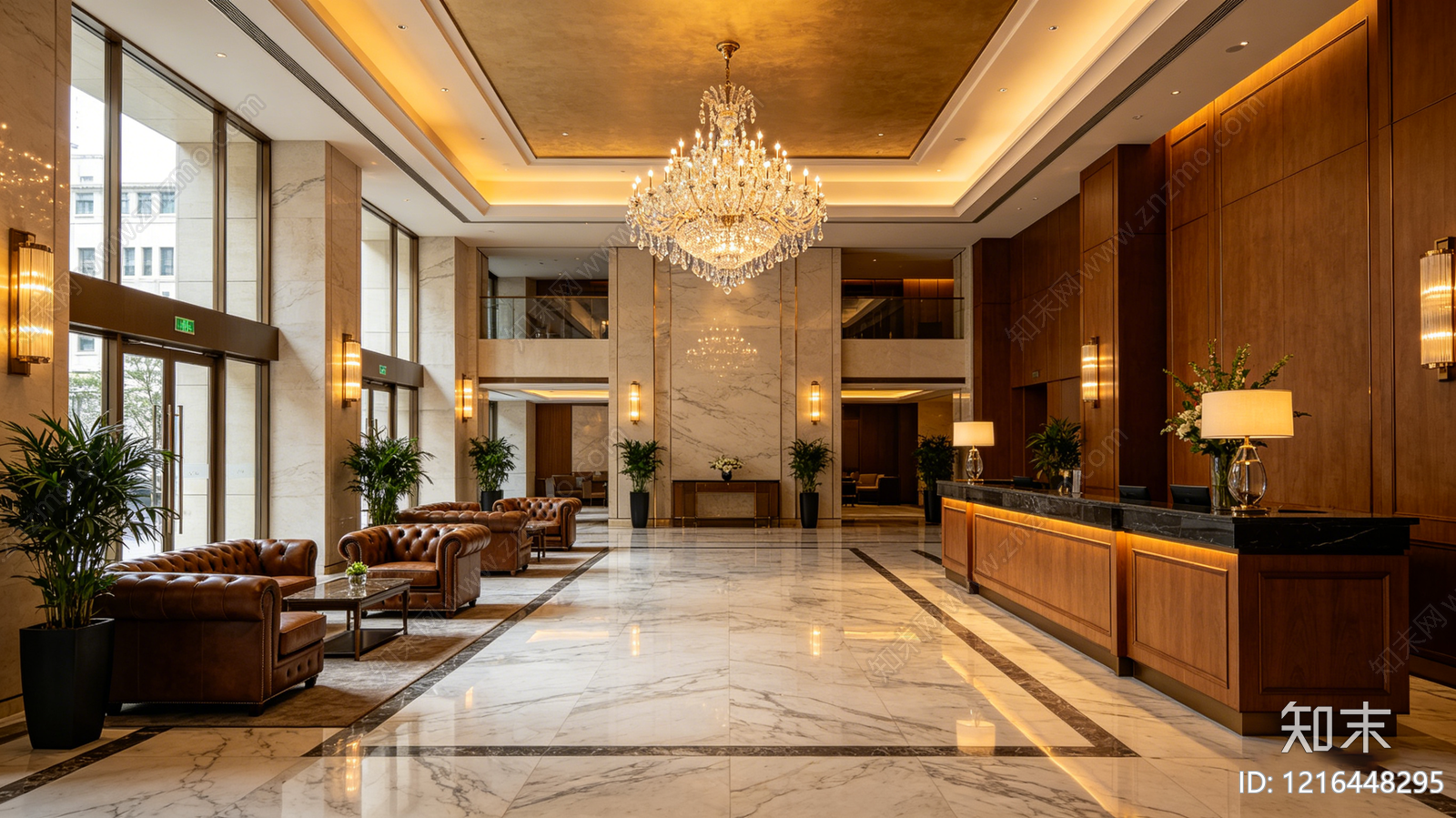 现代酒店贴图下载【ID:1216448295】