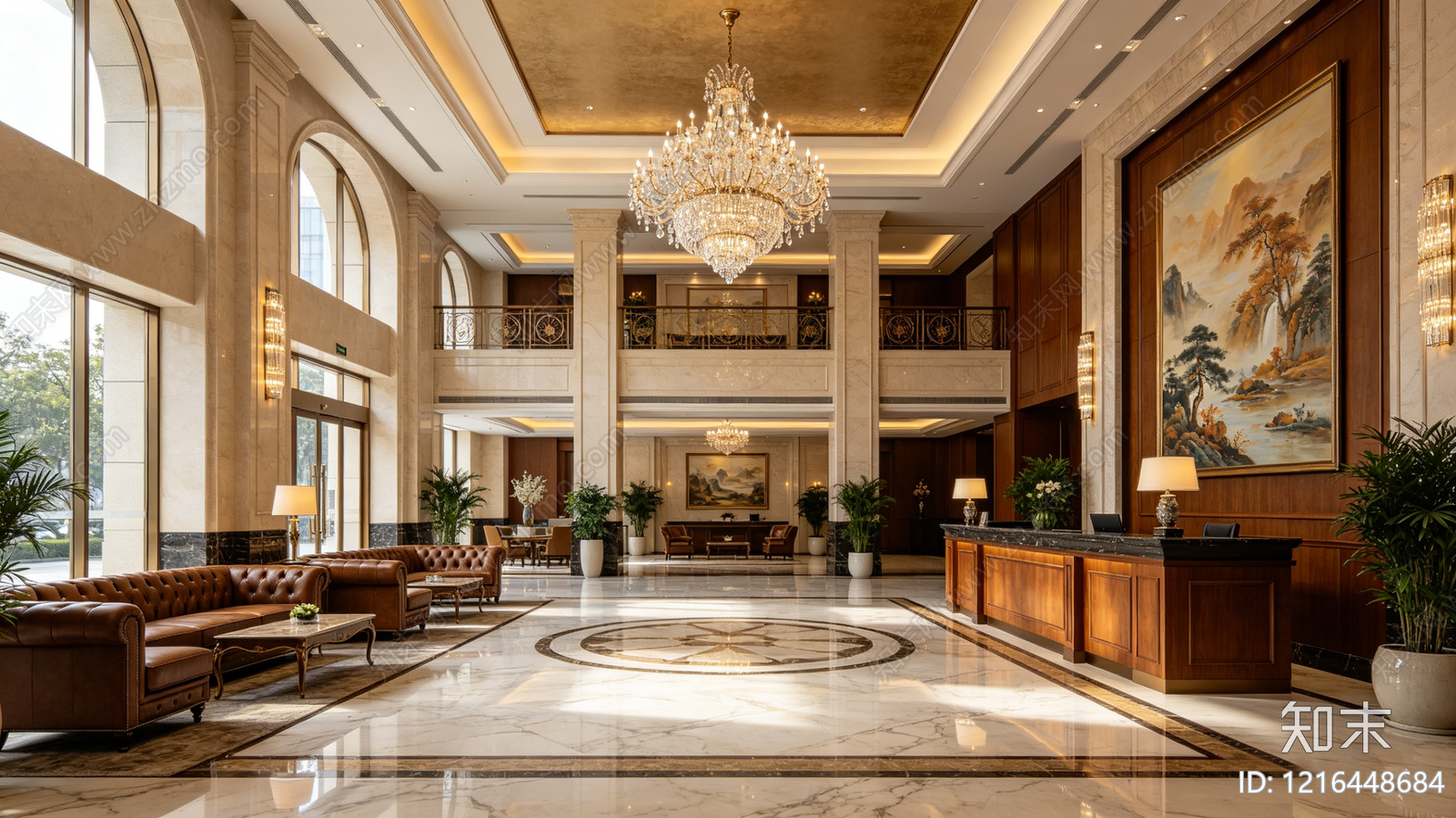 现代酒店贴图下载【ID:1216448684】