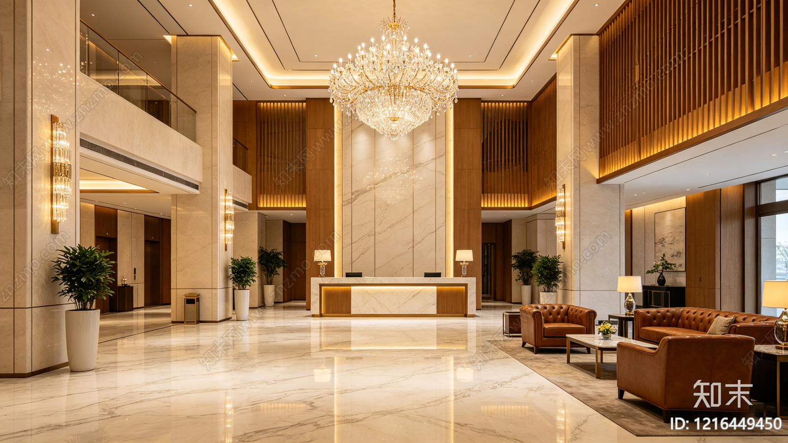 现代酒店贴图下载【ID:1216449450】