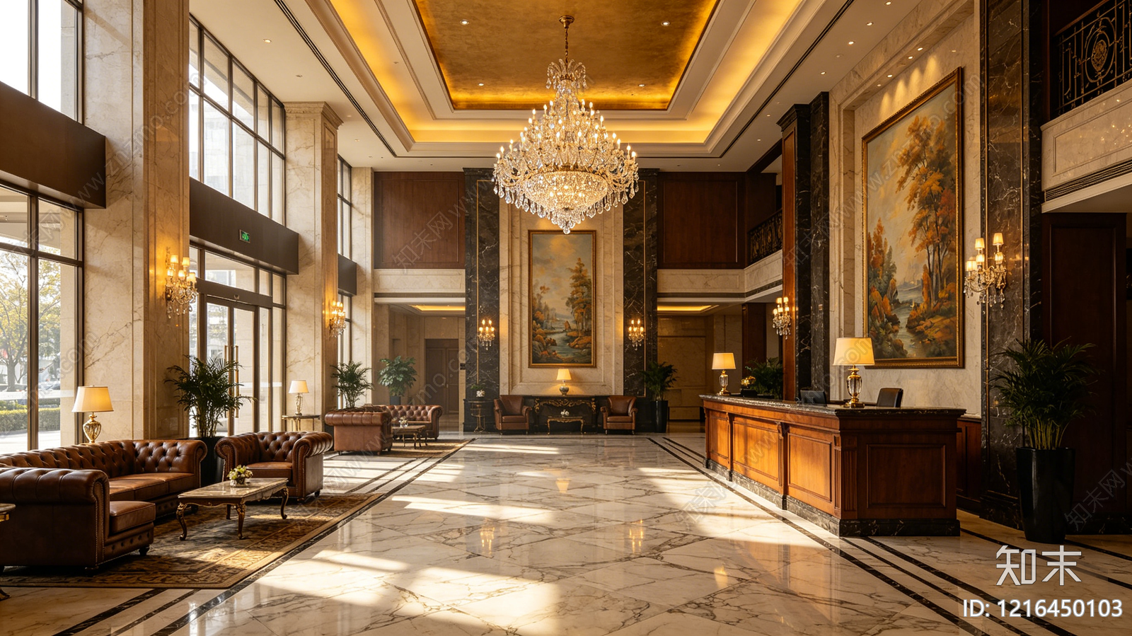 现代酒店贴图下载【ID:1216450103】
