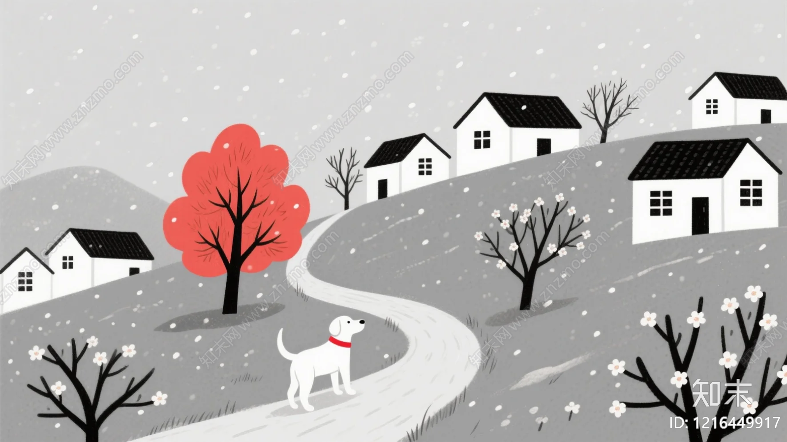 雪景贴图下载【ID:1216449917】