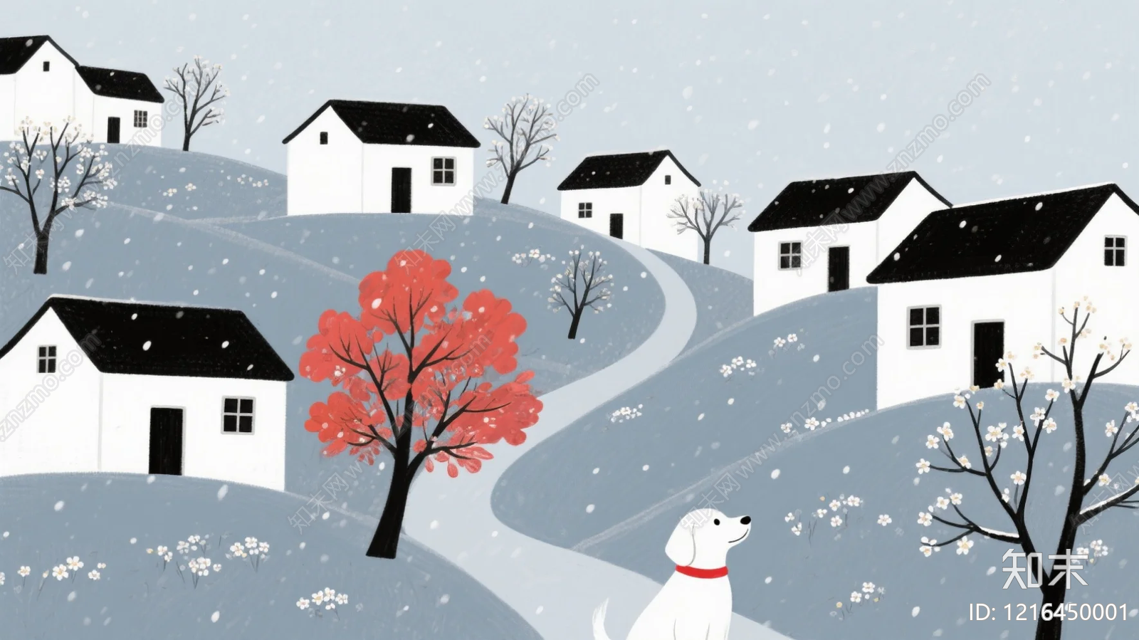 雪景贴图下载【ID:1216450001】