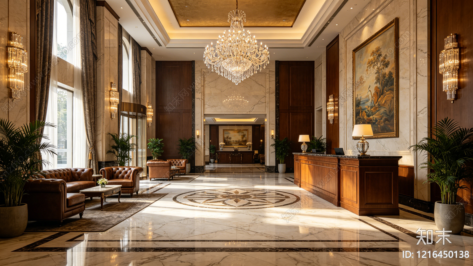 现代酒店贴图下载【ID:1216450138】