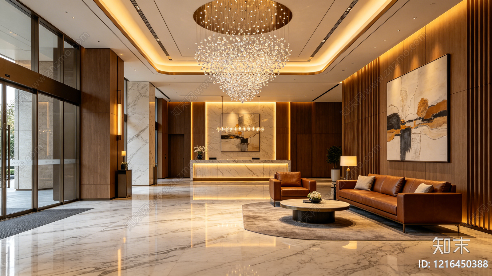 现代酒店贴图下载【ID:1216450388】