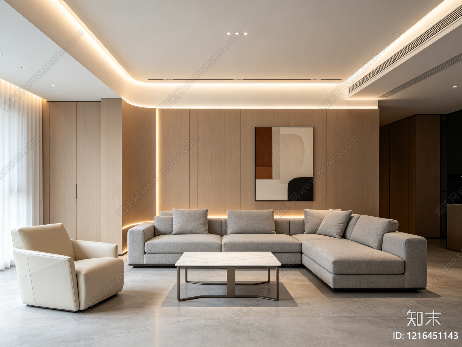 现代客厅贴图下载【ID:1216451143】