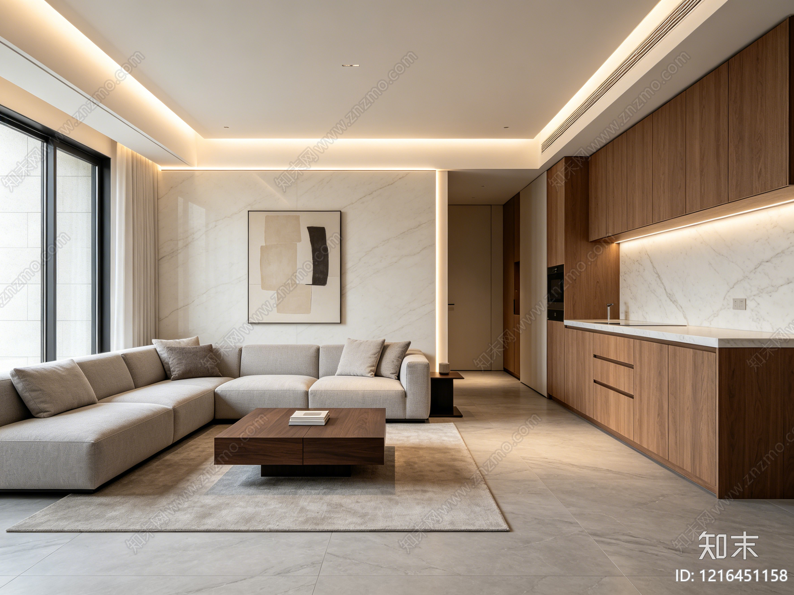 现代客厅贴图下载【ID:1216451158】