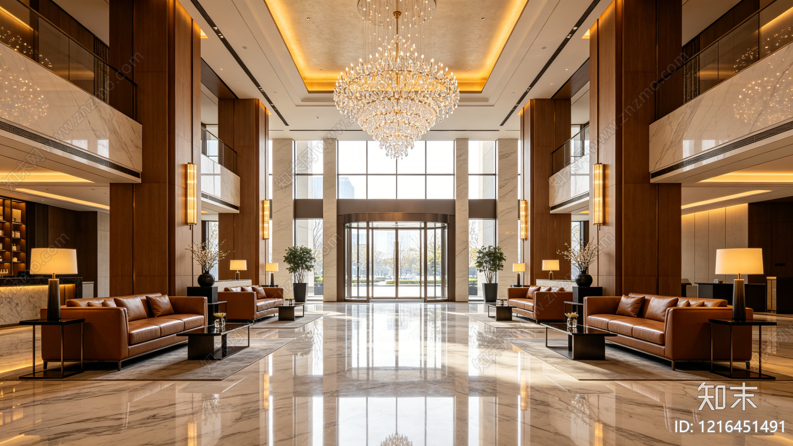 现代酒店贴图下载【ID:1216451491】