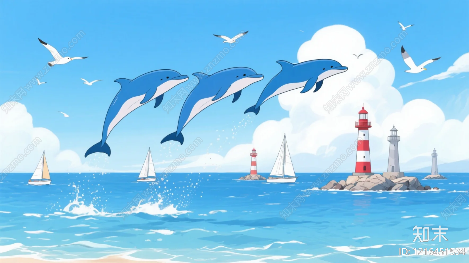 海洋贴图下载【ID:1216451534】