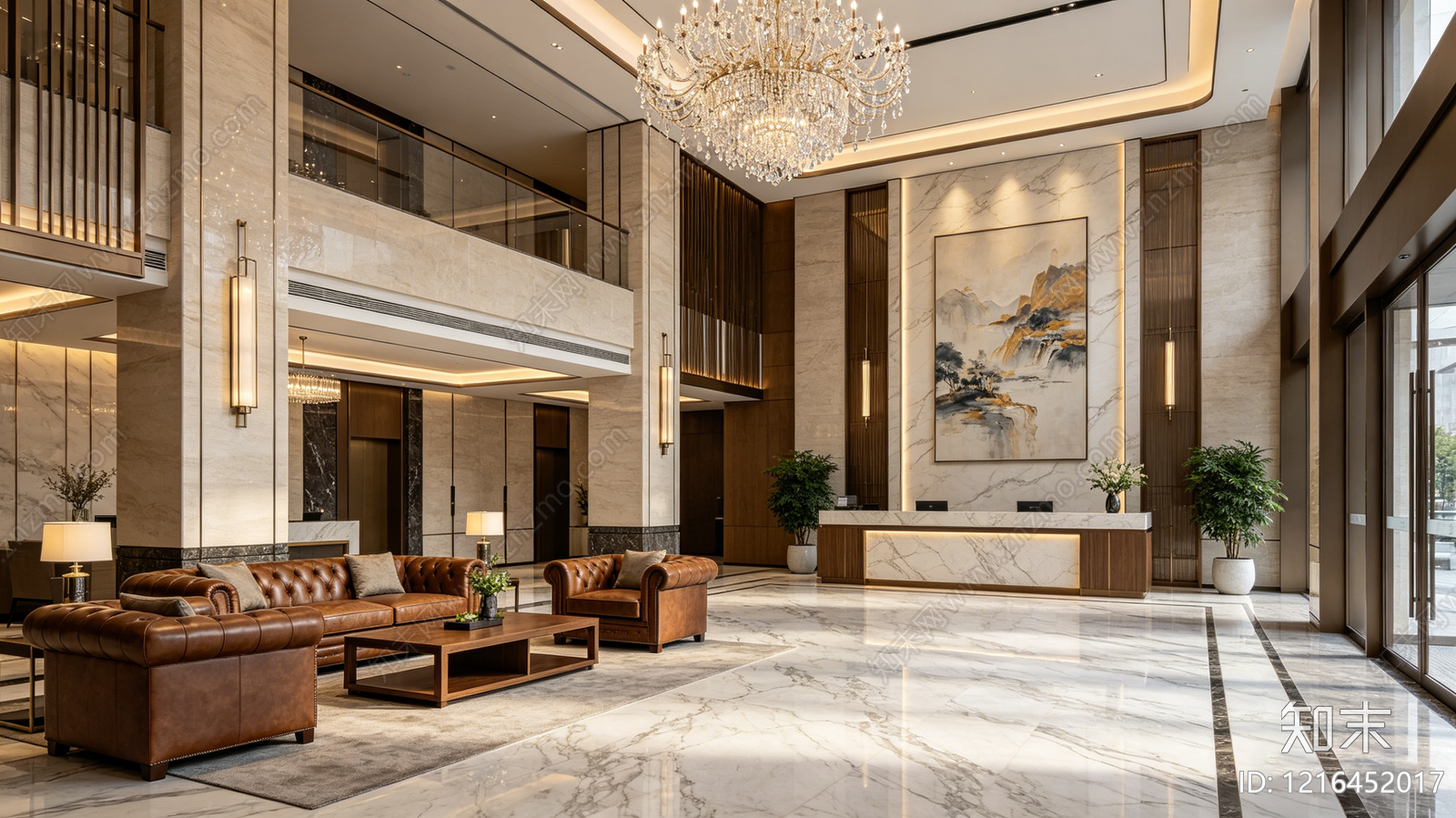 现代酒店贴图下载【ID:1216452017】