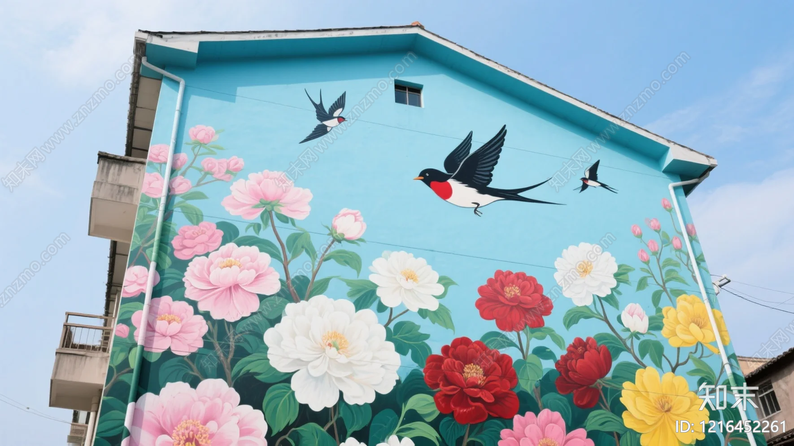 建筑外立面贴图下载【ID:1216452261】