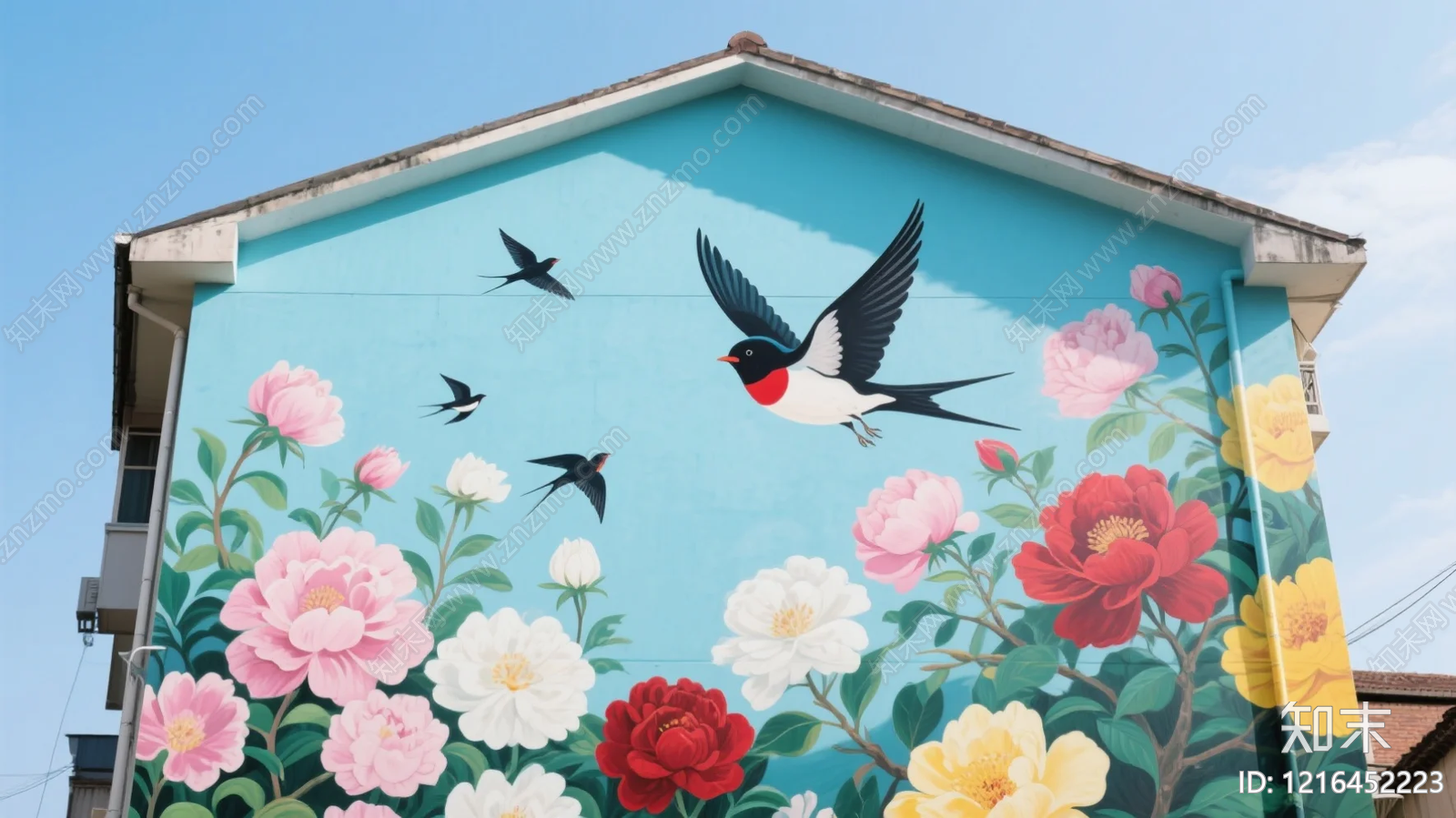 建筑外立面贴图下载【ID:1216452223】