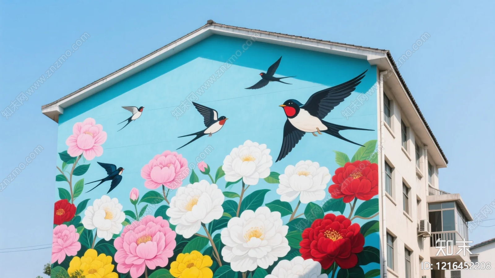 建筑外立面贴图下载【ID:1216452208】