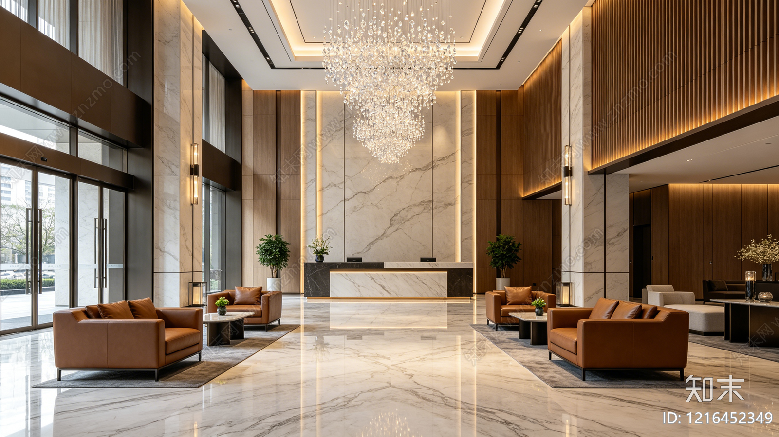 现代酒店贴图下载【ID:1216452349】