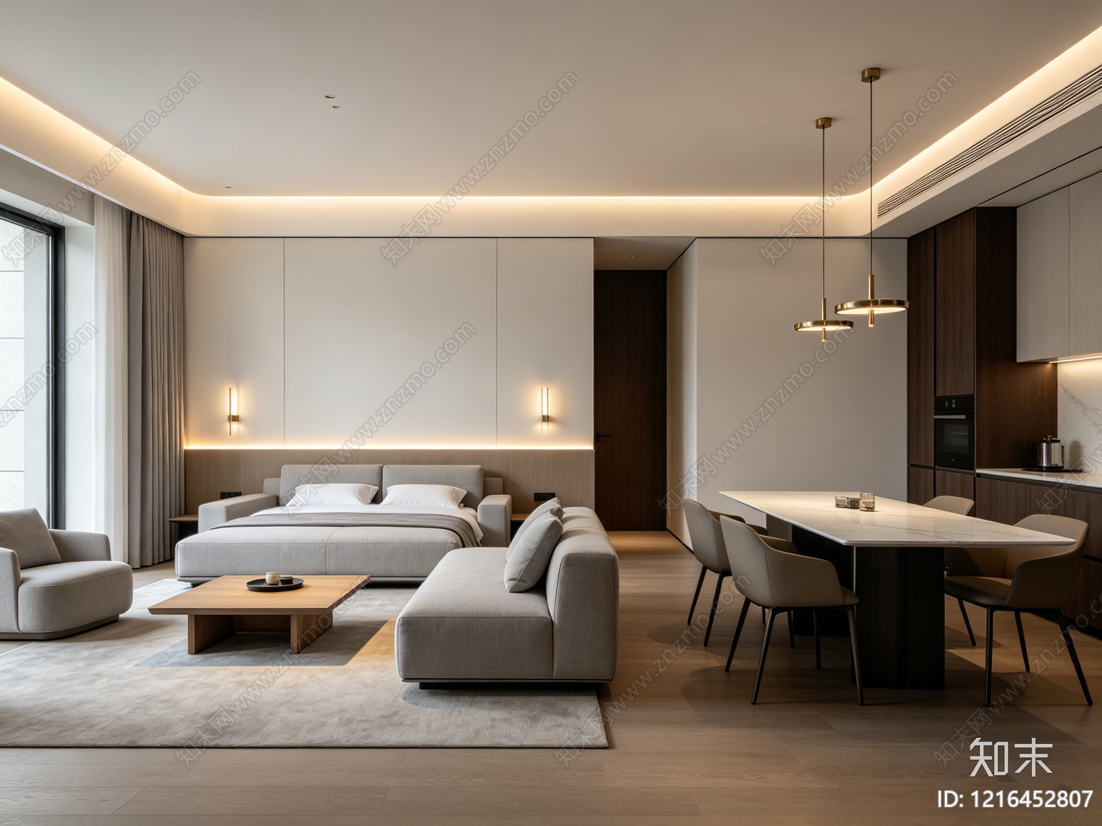 现代酒店贴图下载【ID:1216452807】