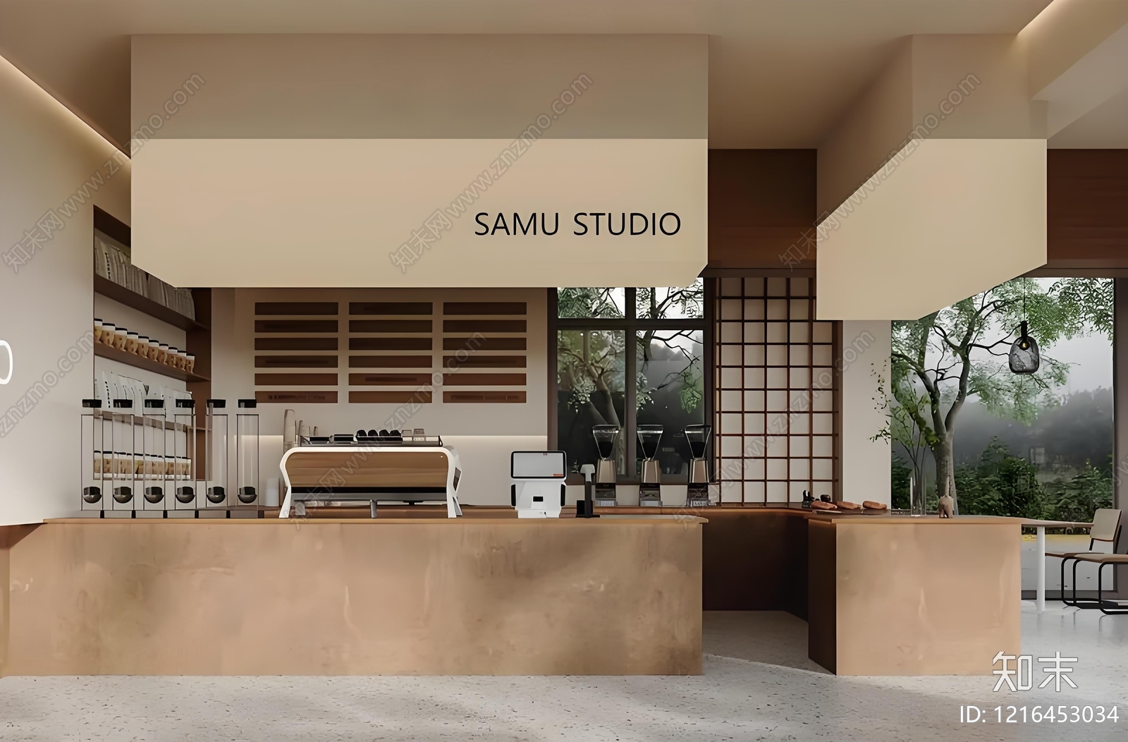 现代商铺贴图下载【ID:1216453034】