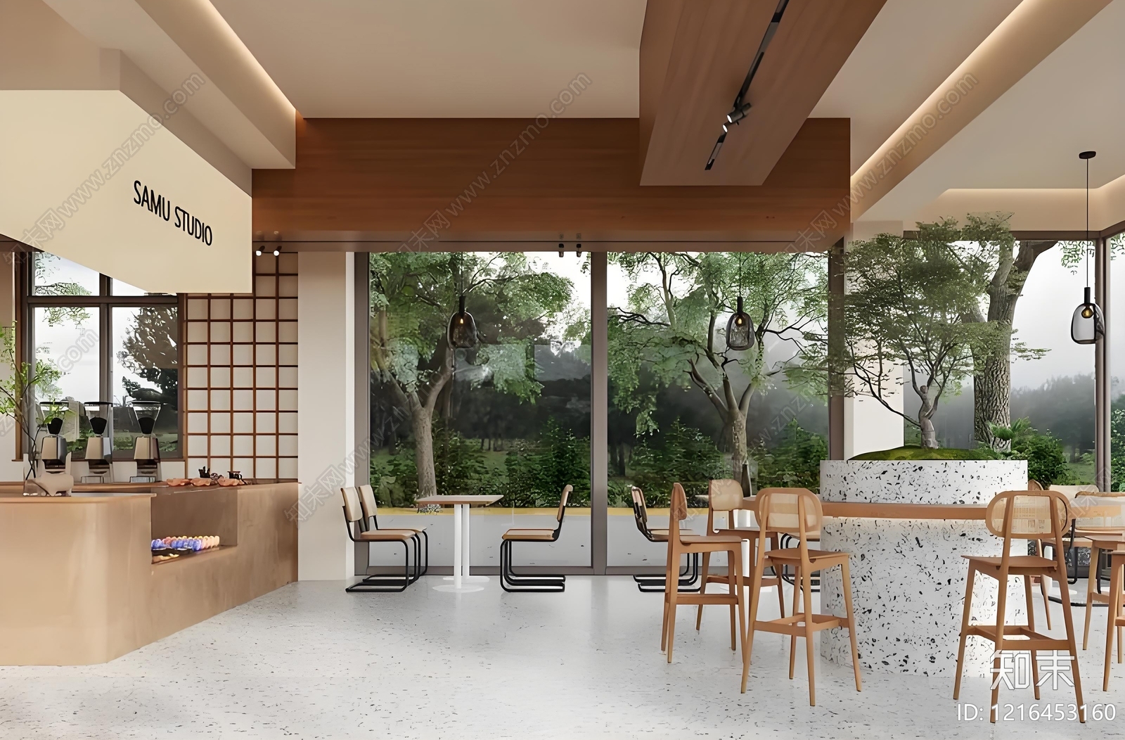 现代商铺贴图下载【ID:1216453160】