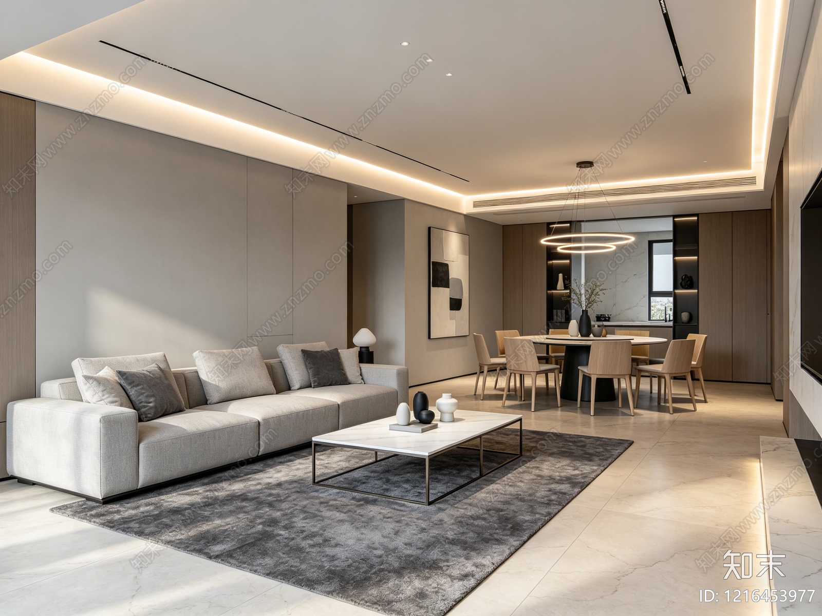 现代客厅贴图下载【ID:1216453977】