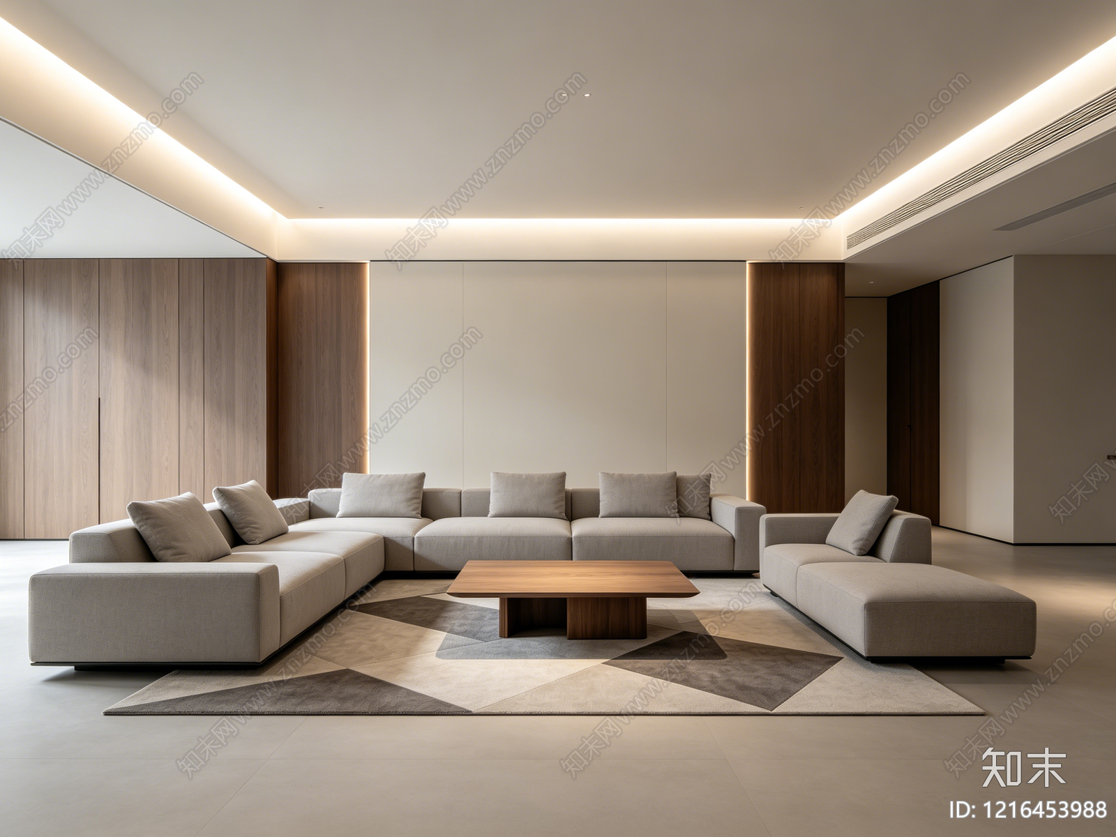 现代客厅贴图下载【ID:1216453988】