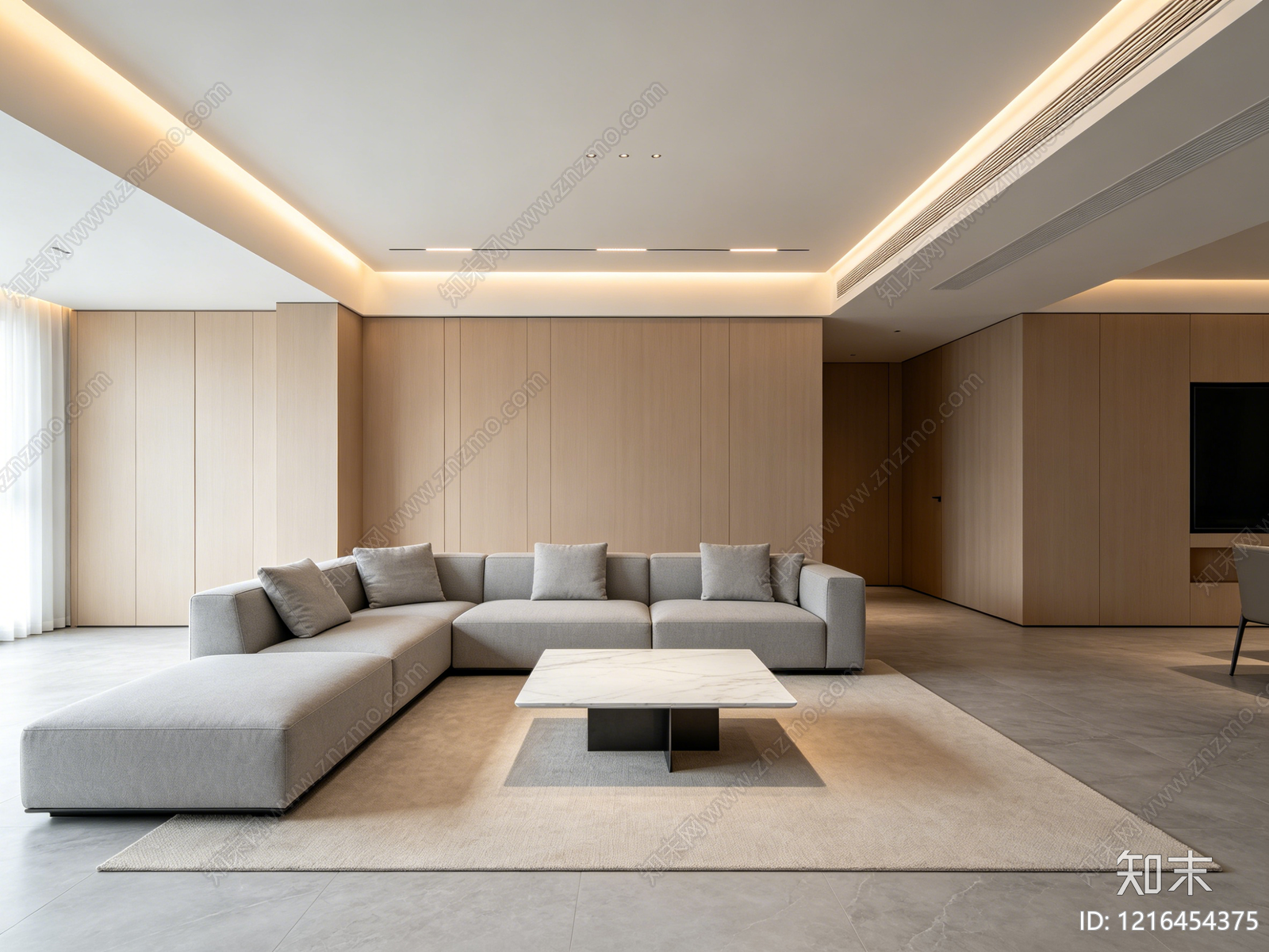 现代客厅贴图下载【ID:1216454375】