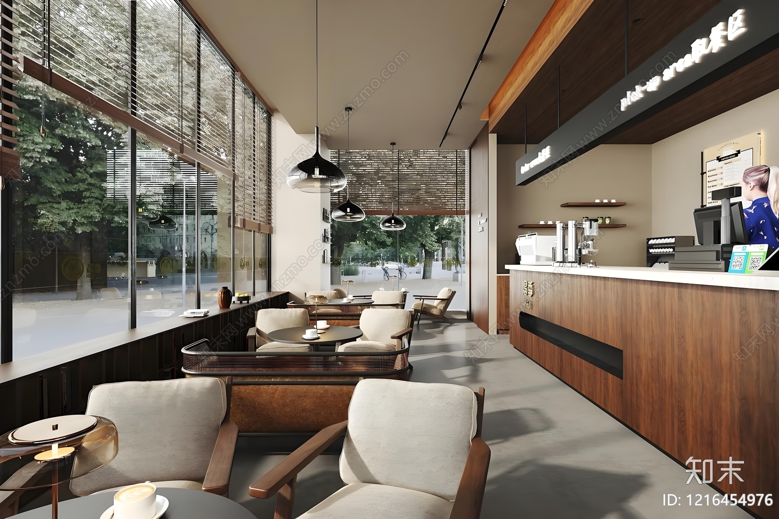 现代商铺贴图下载【ID:1216454976】