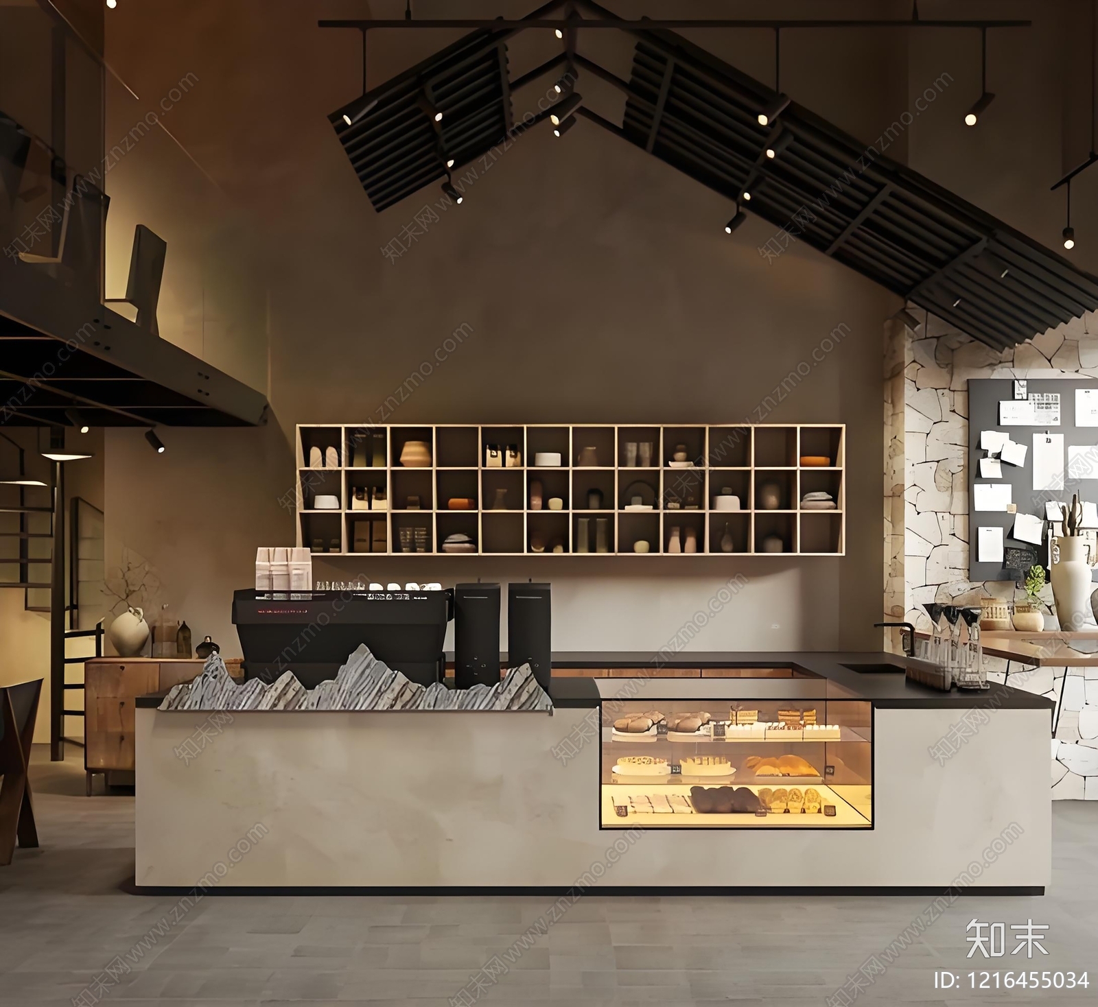 现代商铺贴图下载【ID:1216455034】