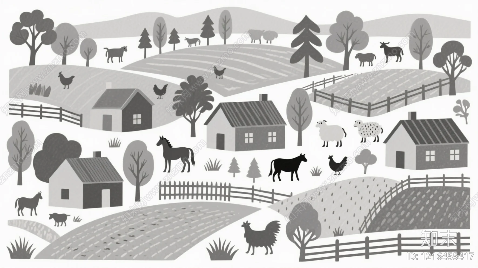 农田贴图下载【ID:1216455417】