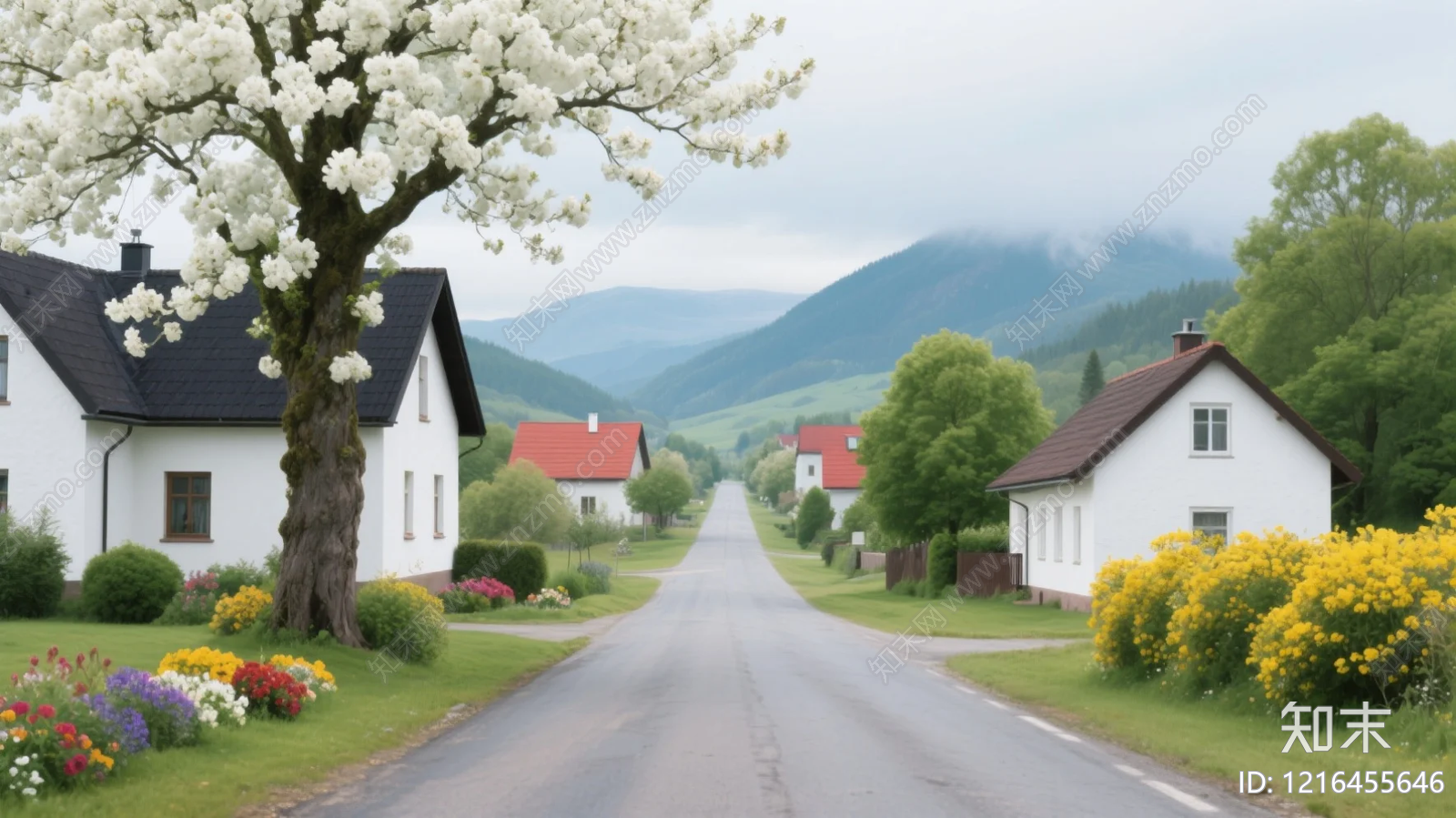 建筑外立面贴图下载【ID:1216455646】