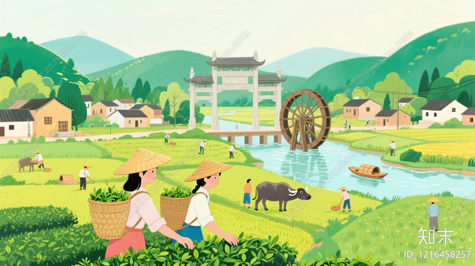 农田贴图下载【ID:1216458257】