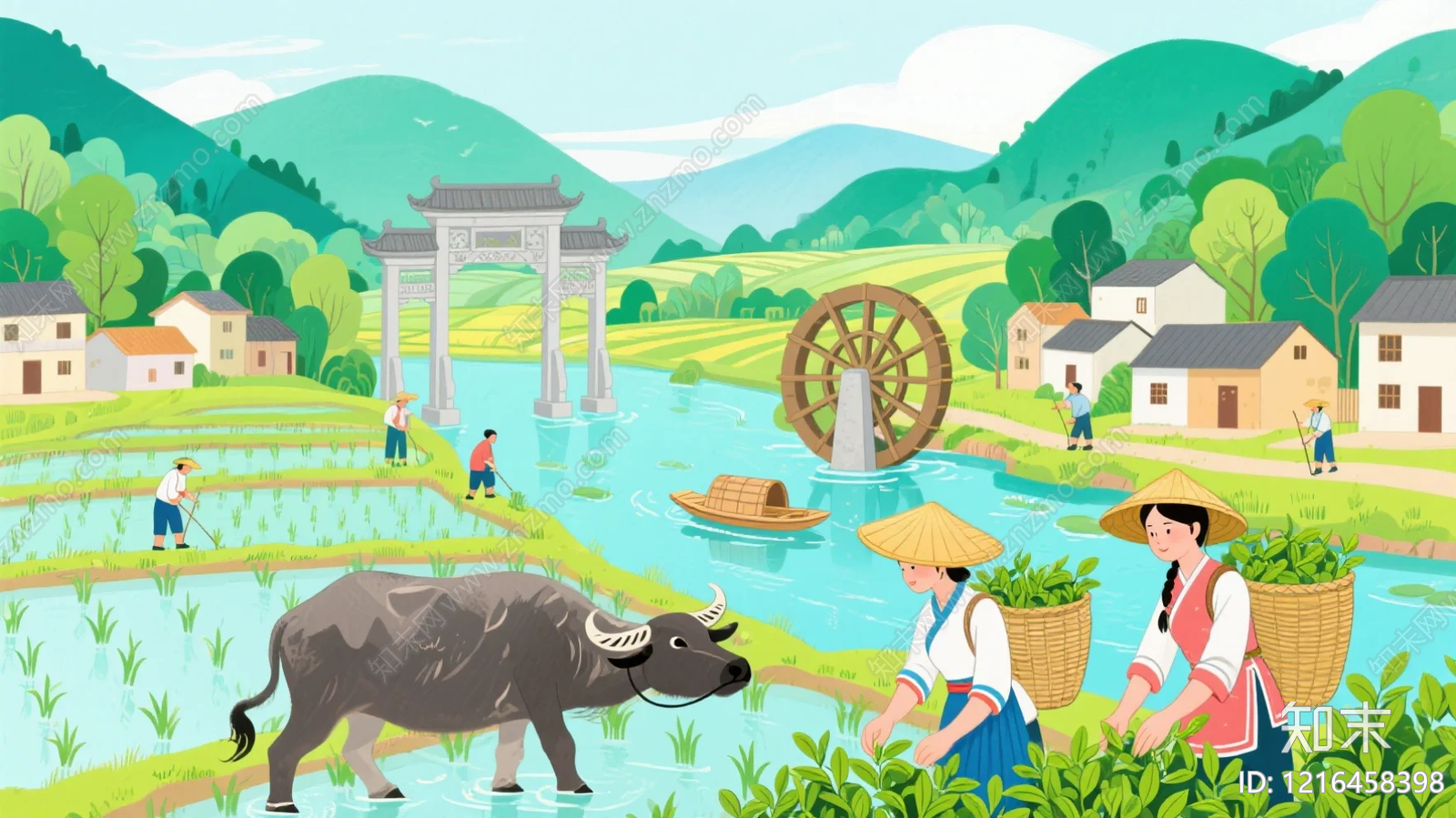 农田贴图下载【ID:1216458398】