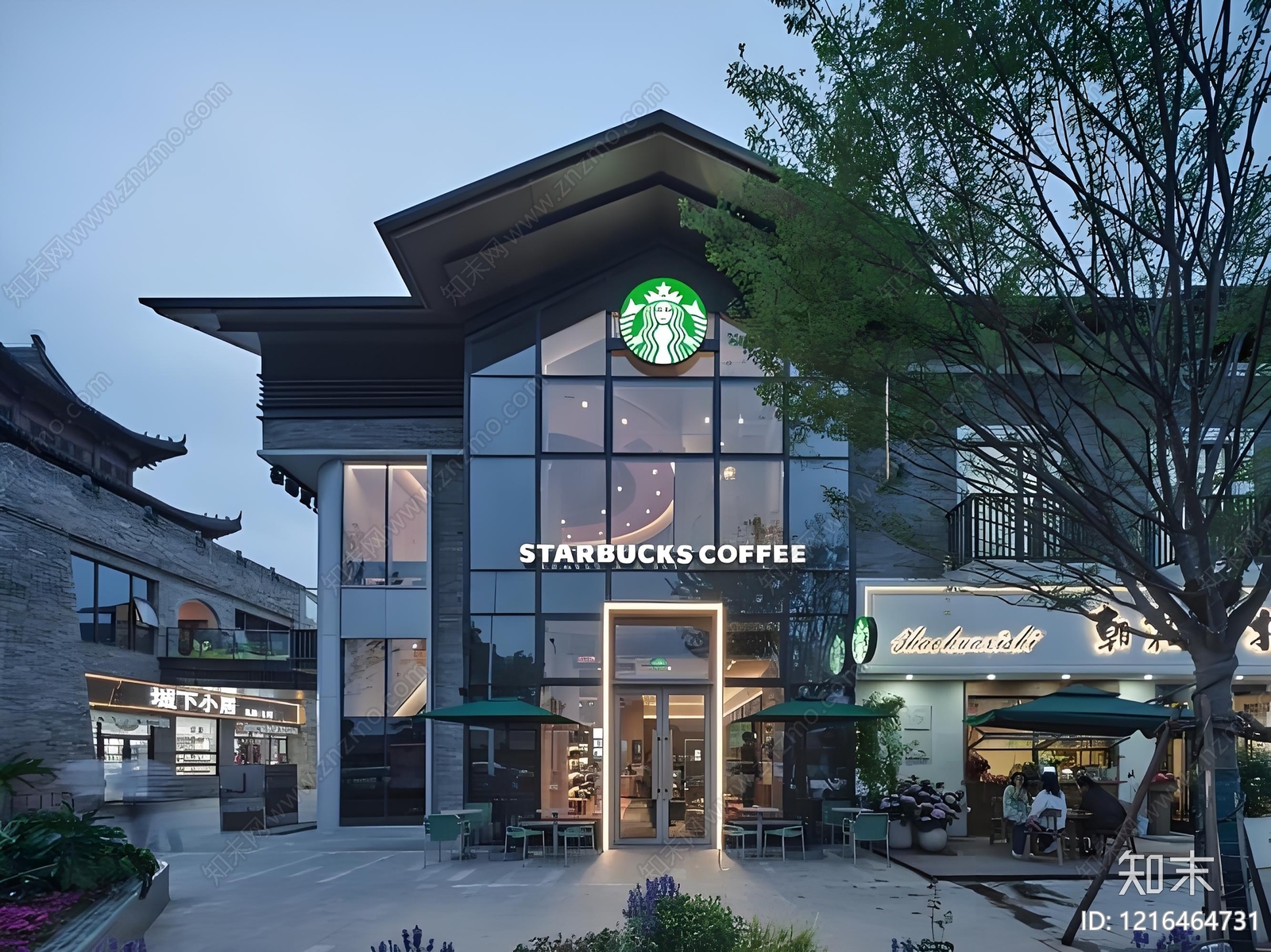 现代建筑外立面贴图下载【ID:1216464731】